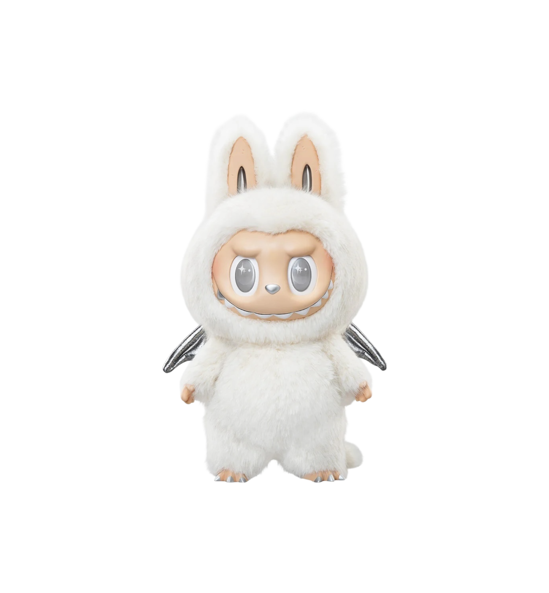 Pop Mart The Monsters Labubu Zimomo Angel in Clouds Figure + Tote Bag