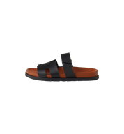 Hermes Chypre Sandal "Noir/Naturel"