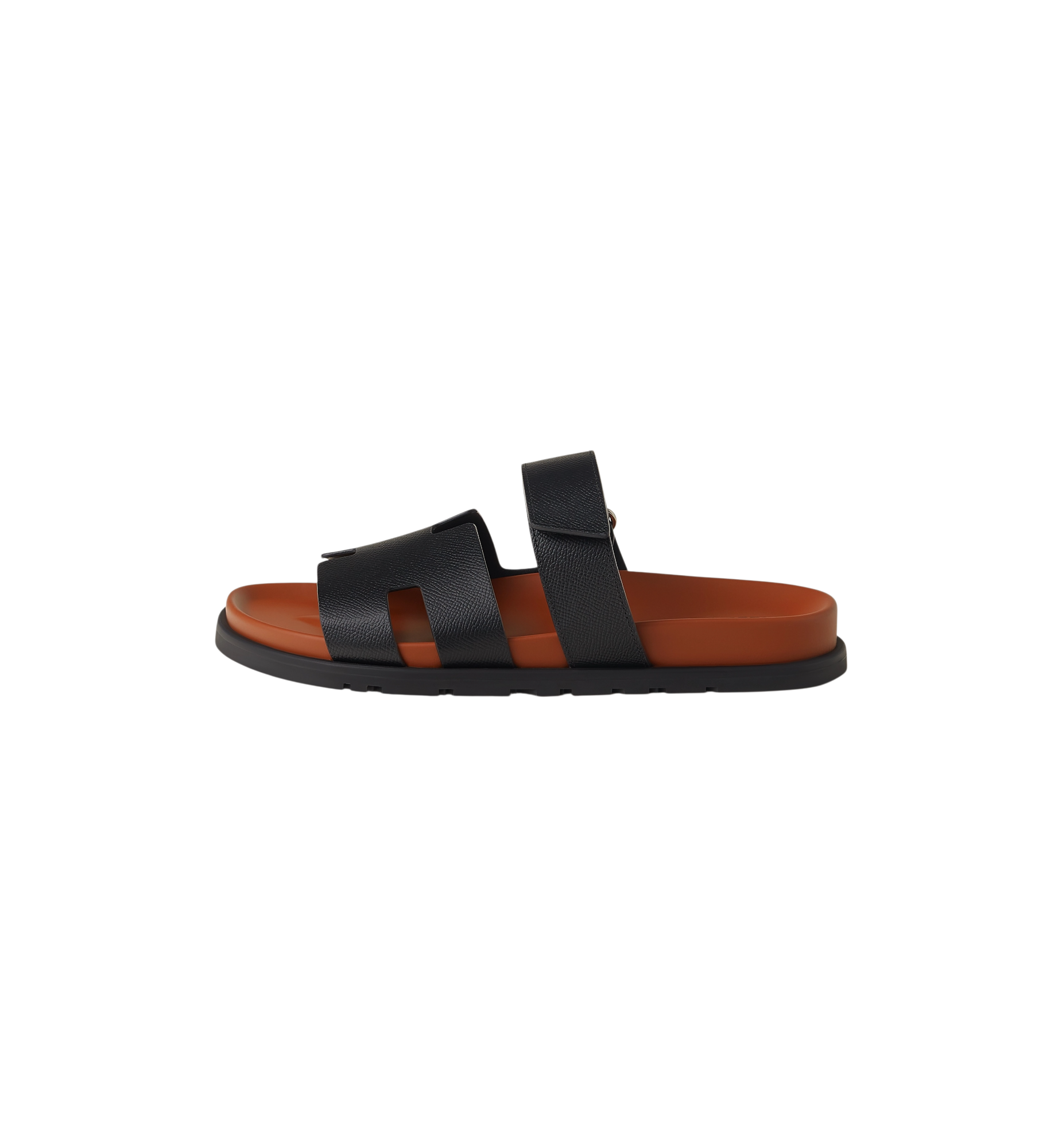 Hermes Chypre Sandal "Noir/Naturel"