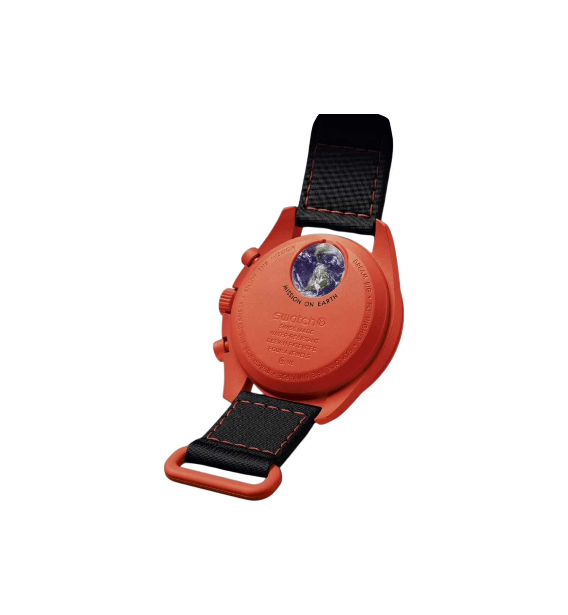 Swatch x Omega Bioceramic Moonswatch Mission On Earth "Lava"