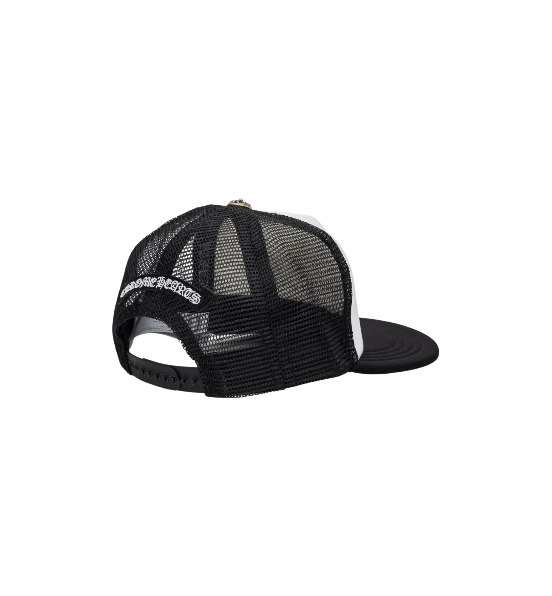 Chrome Hearts Multi Color Crosses Trucker Hat "Black/White"