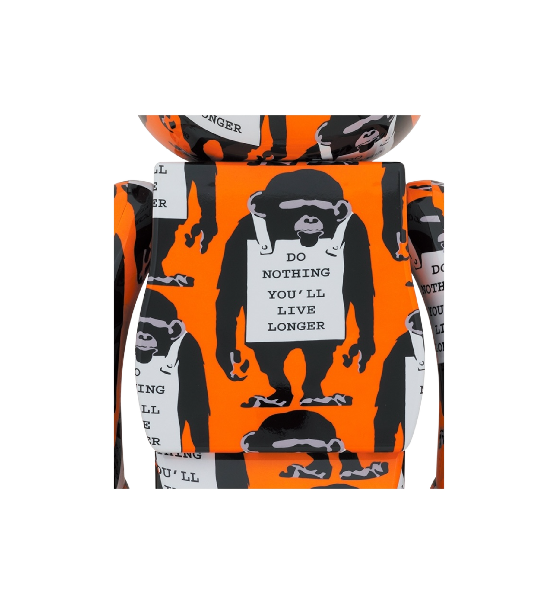 BE@RBRICK Monkey Sign 1000% "Orange"