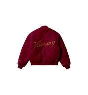 Street Visionaries Visionaire - Reversible Bomber Jacket "Noir Black/Imperial Wine"