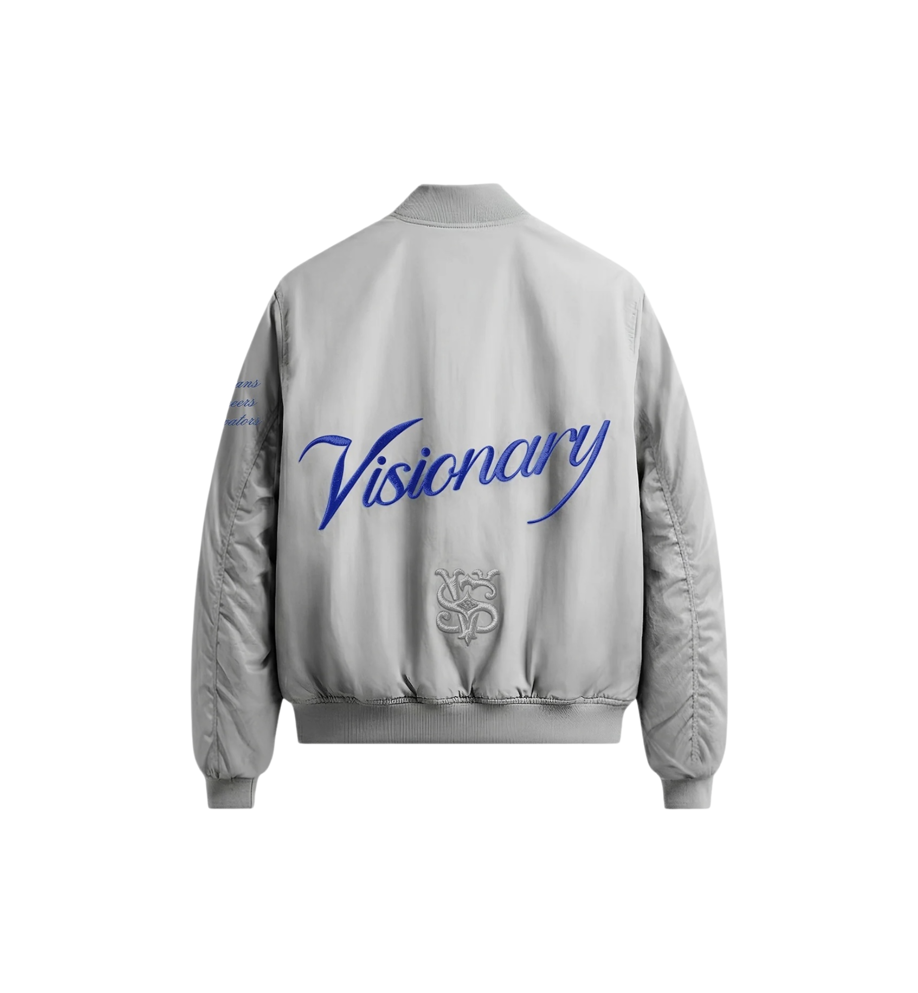 Street Visionaries House of Champions - Reversible Bomber Jacket "Silent Blue/Ivory Grey"