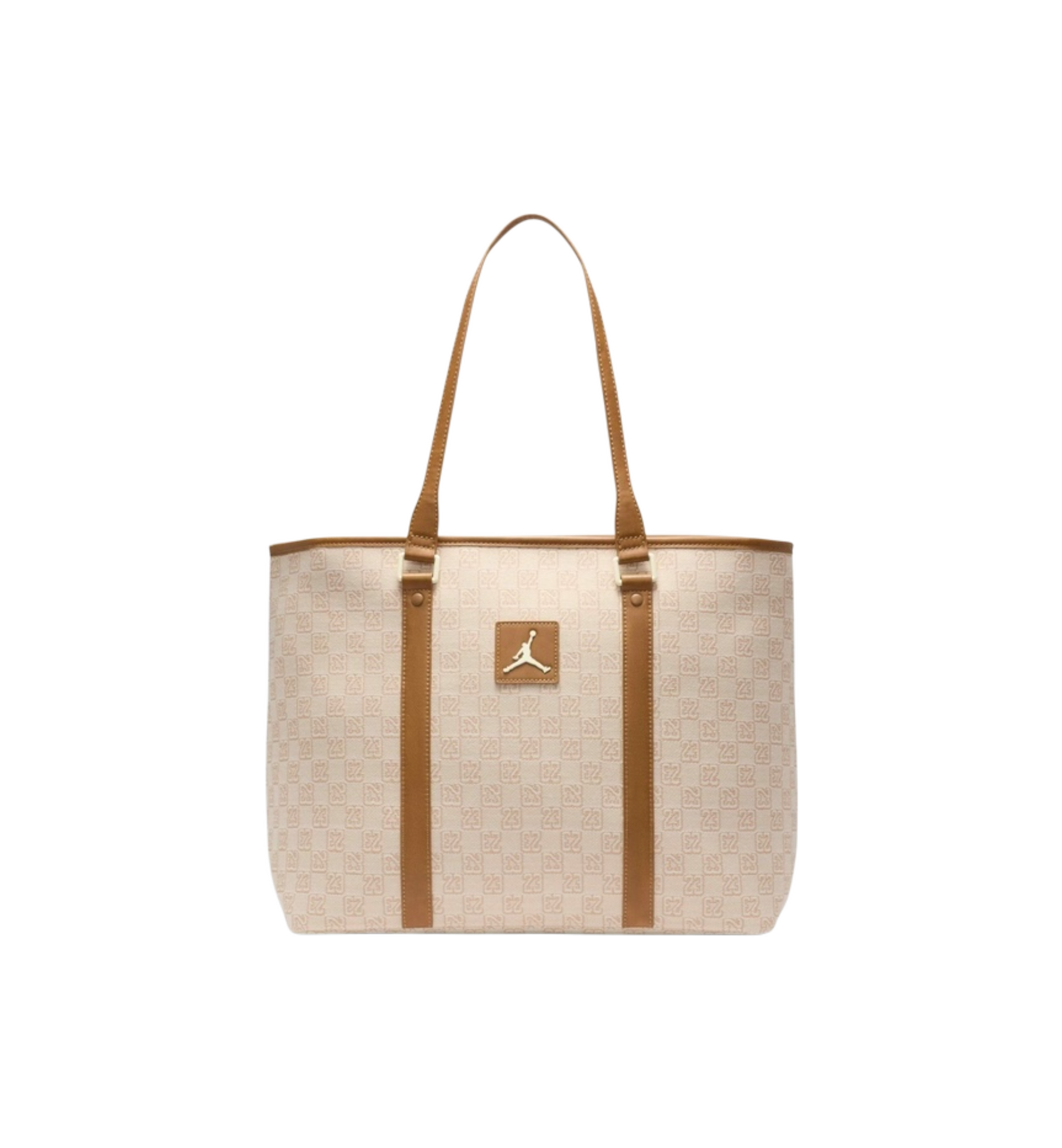 Jordan Monogram Tote Bag "Coconut Milk"