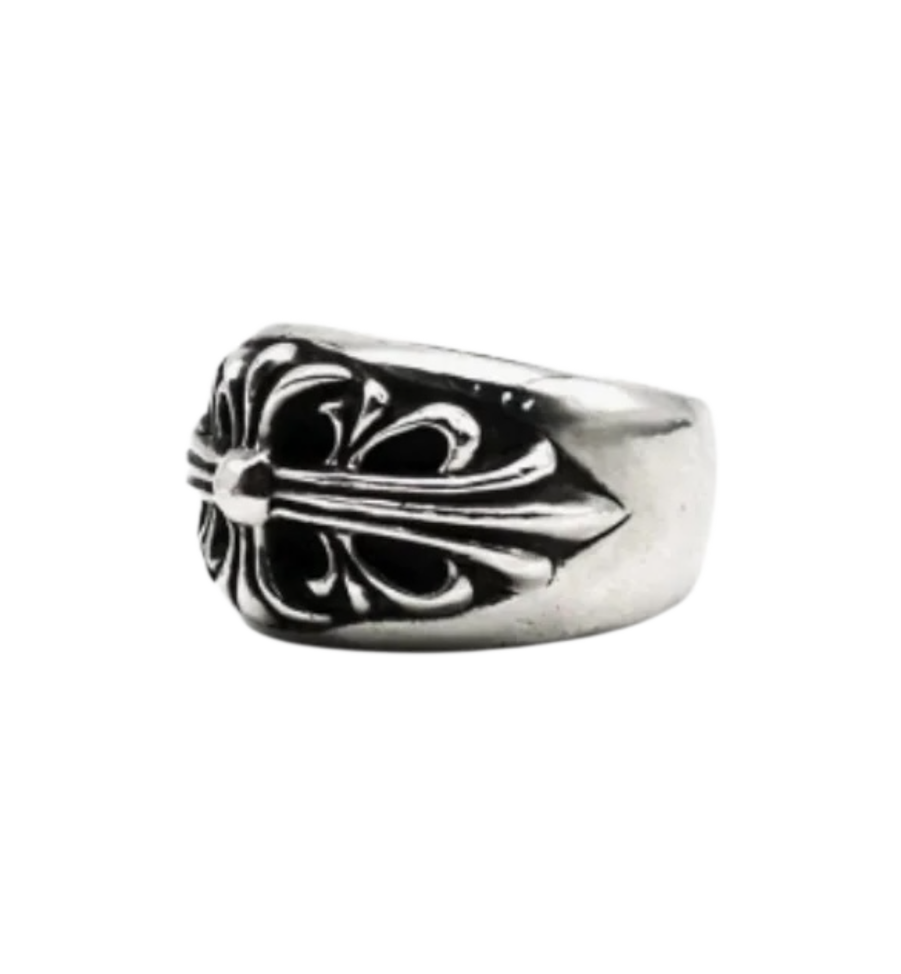 Chrome Hearts Cross Flower Ring "Silver"