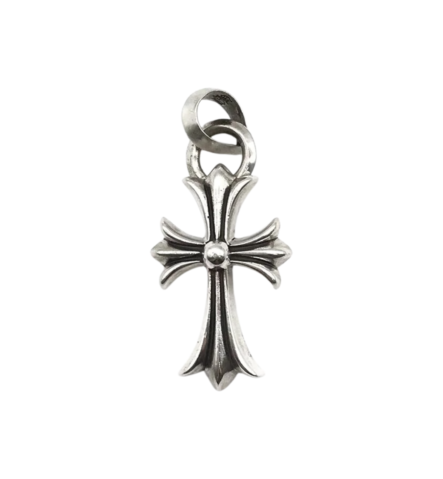 Chrome Hearts Cross Pendant Ball Chain Necklace "Silver"