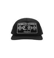 Chrome Hearts Aspen CH Embroidered Trucker Cap "Black"
