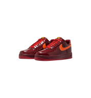Nike Air Force 1 Low "Patent Leather Dark Team Red Safety Orange"