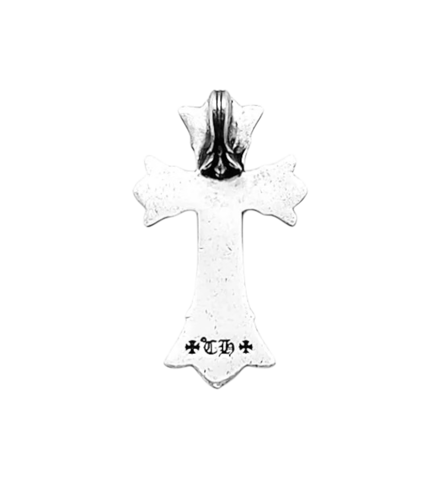Chrome Hearts Double Cross Pendant Ball Chain Necklace "Silver"