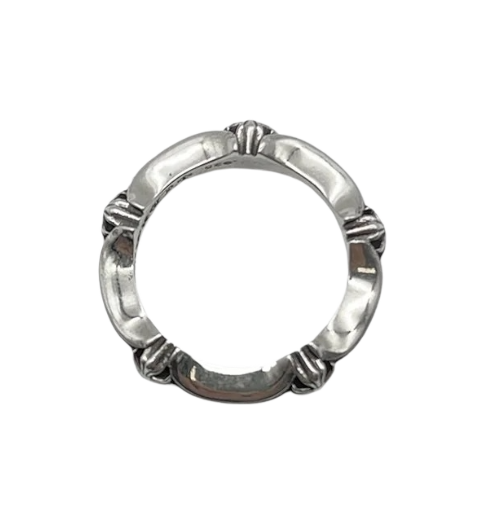 Chrome Hearts Cross Bone Tail Ring "Silver"