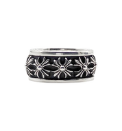 Chrome Hearts Cross Spinner Ring "Silver"