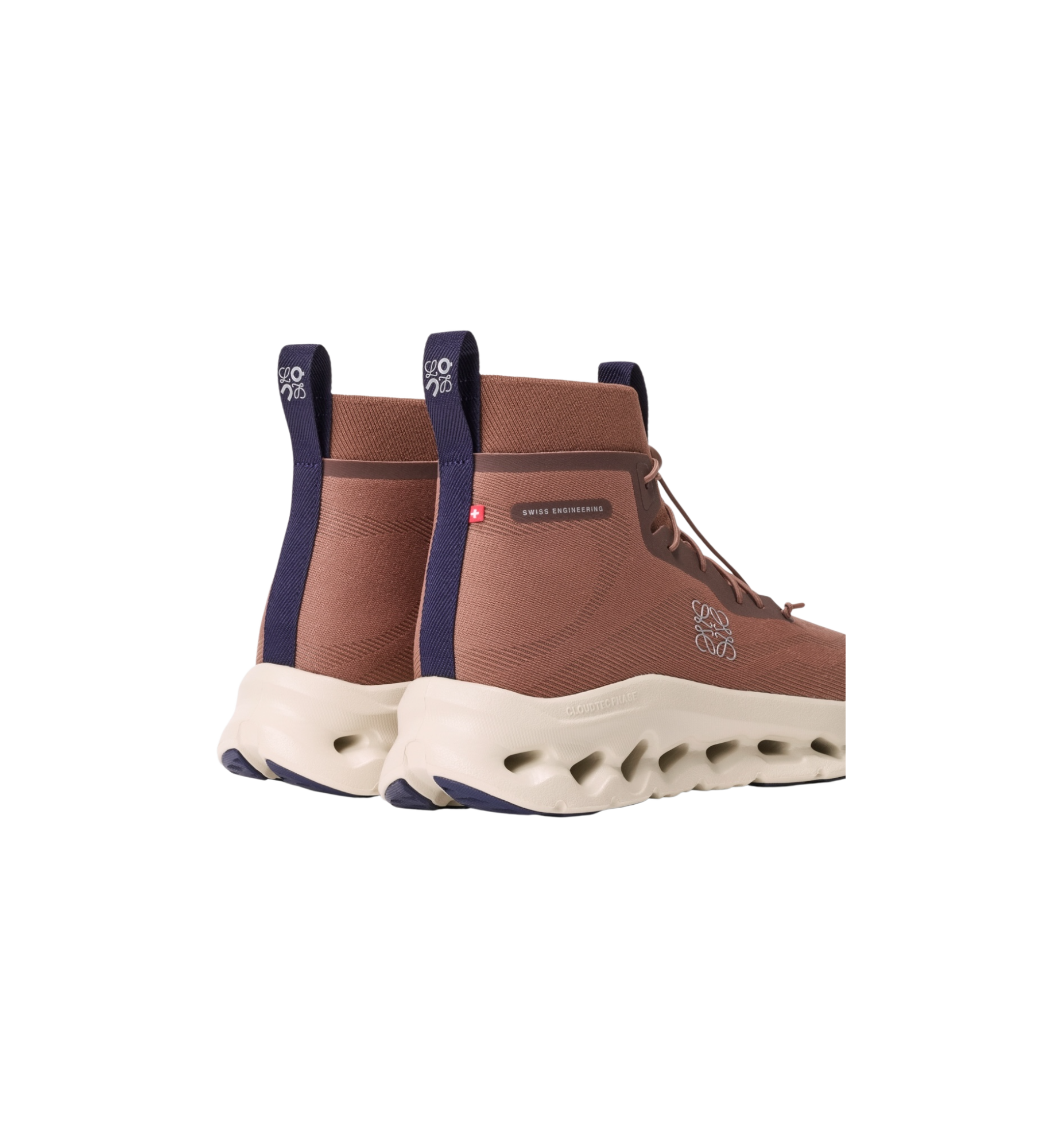 On Running Cloudtilt Hi "LOEWE Taupe Oatmeal Navy"