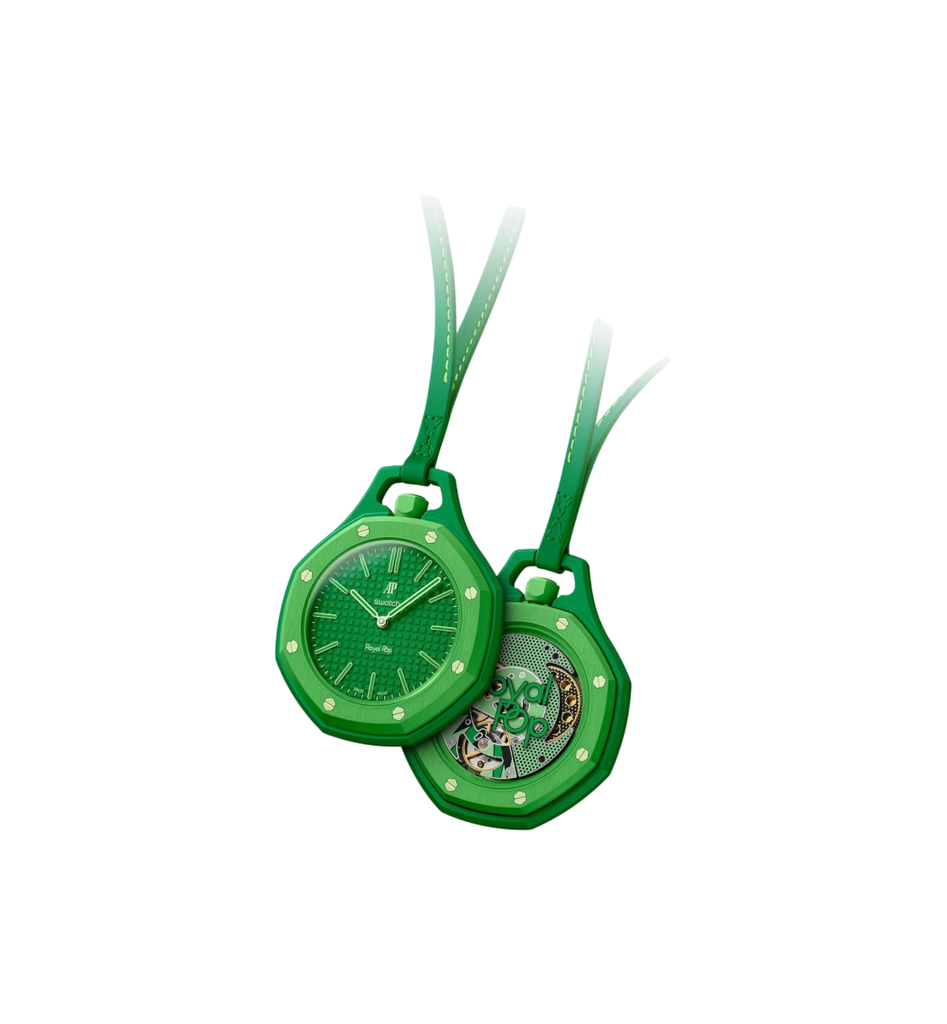 Swatch x Audemars Piguet Bioceramic Royal Pop "Green Eight"