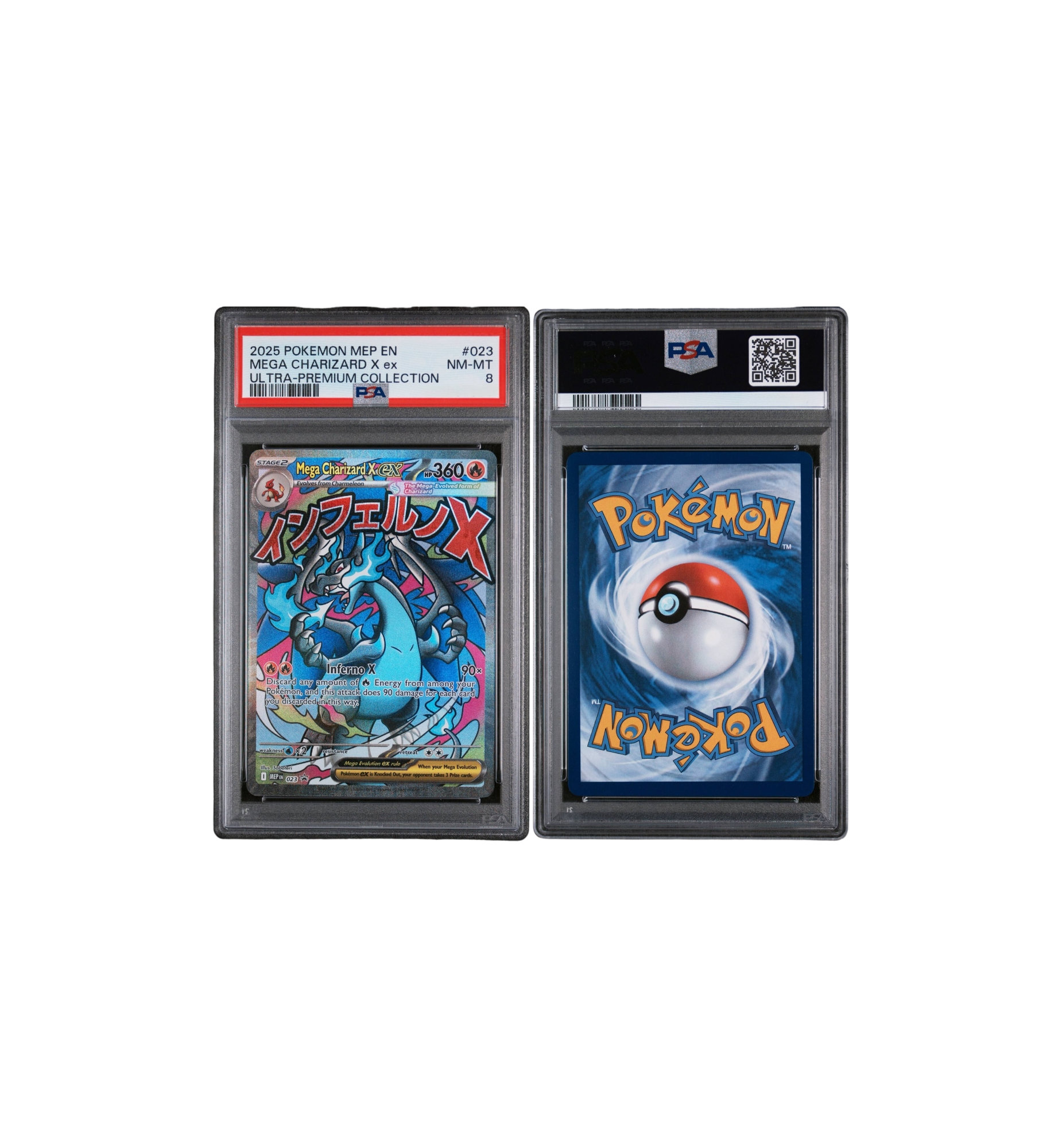 2025 Pokemon MEP EN Ultra-Premium Collection (NM-MT 8) "Mega Charizard X ex"