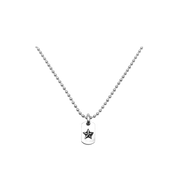 Chrome Hearts Tiny Star Dog Tag Necklace "Silver"