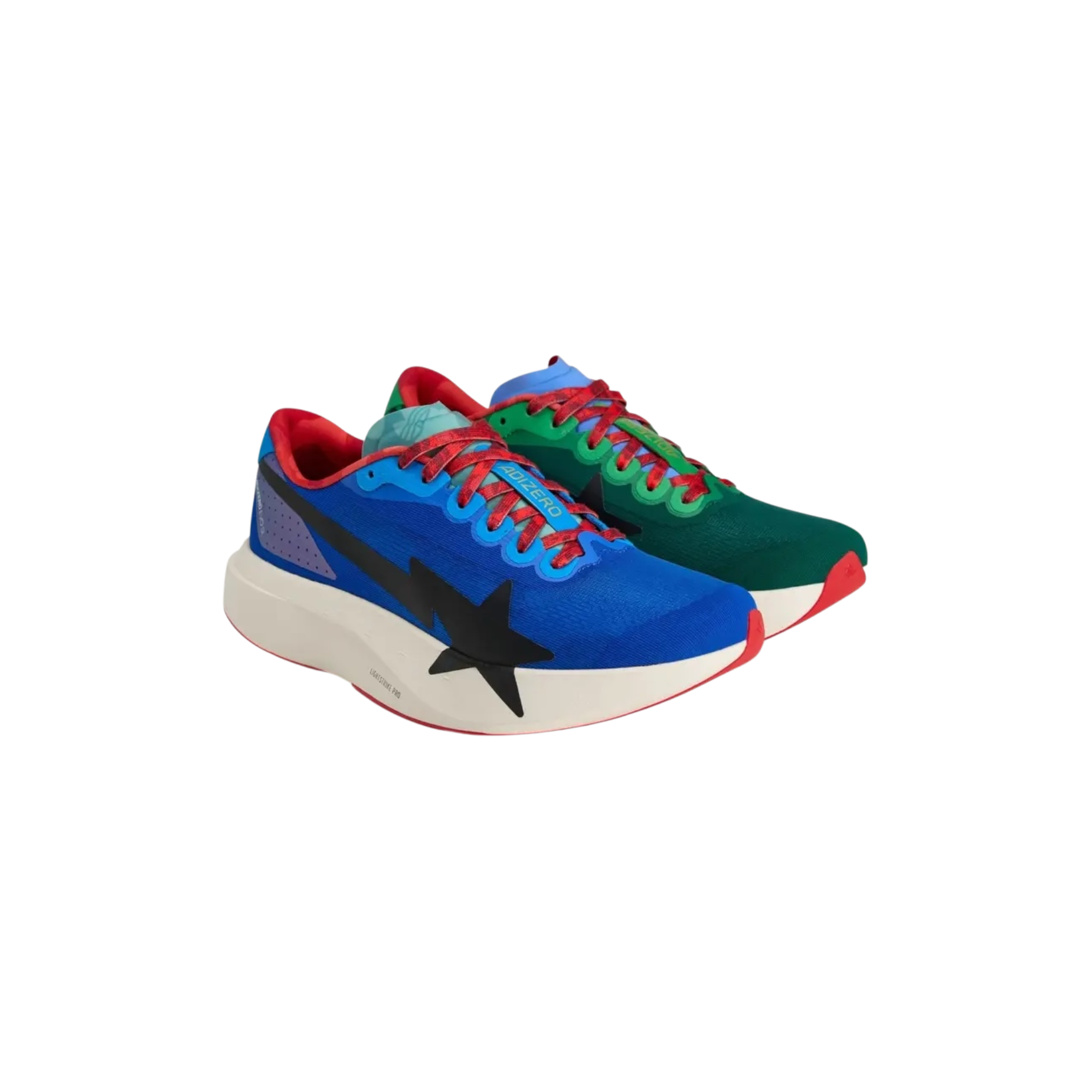 Adidas Adizero Evo SL Bape Green Multi pair at Stashed UAE