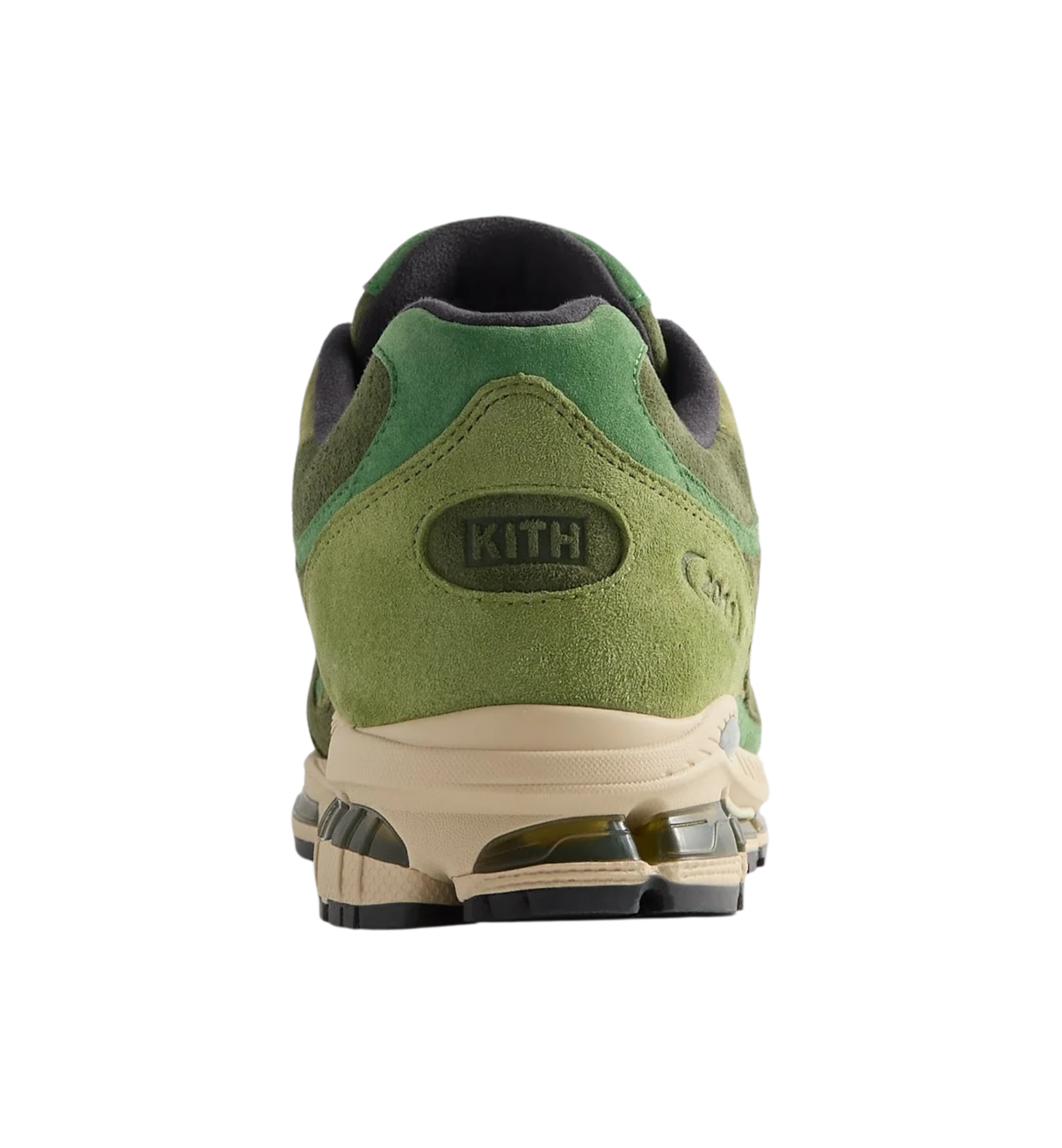 New Balance 2011 Kith Leaf Green heel view at Stashed UAE