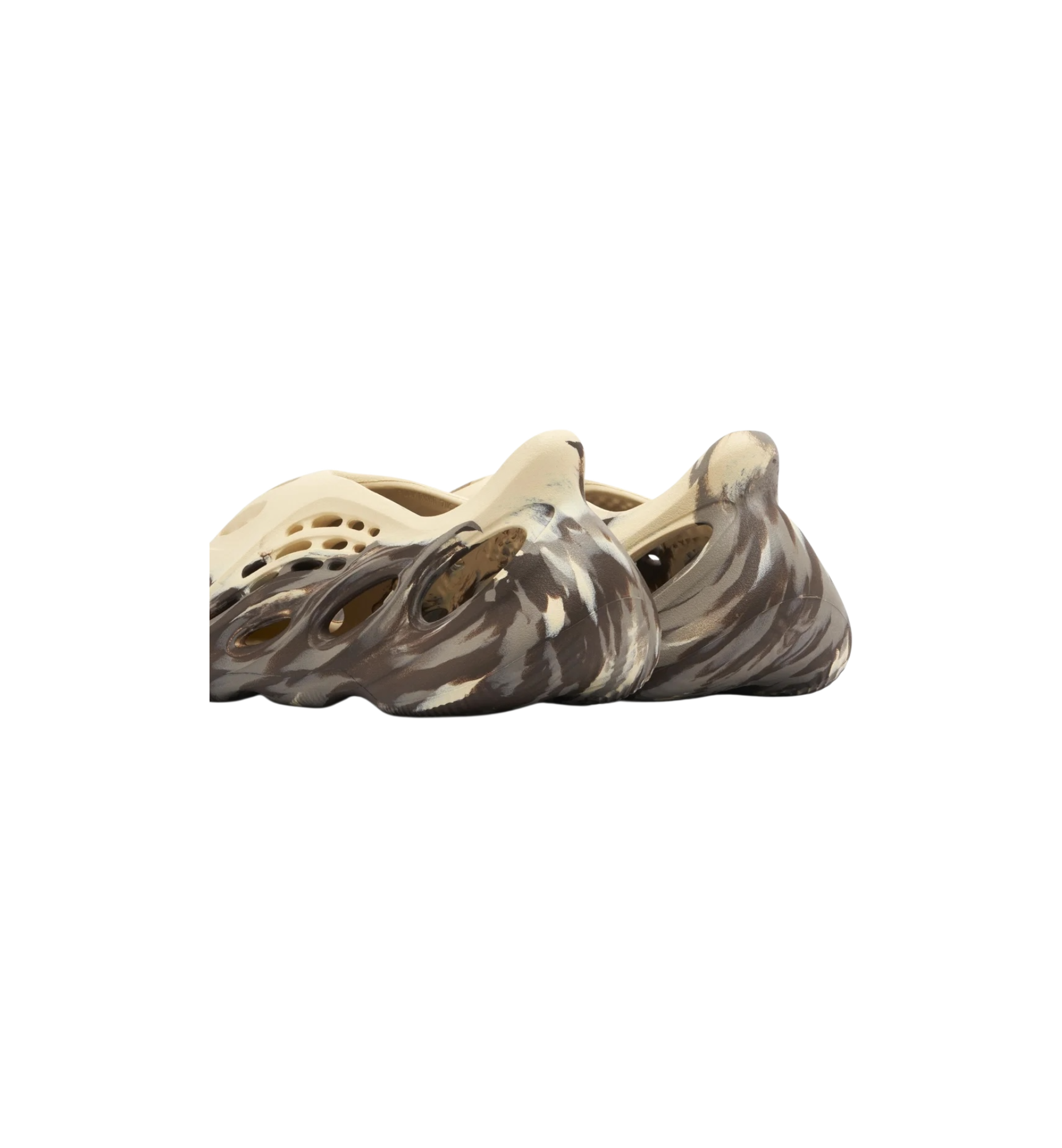 Adidas Yeezy Foam RNNR MX Cream Clay heel view at Stashed UAE