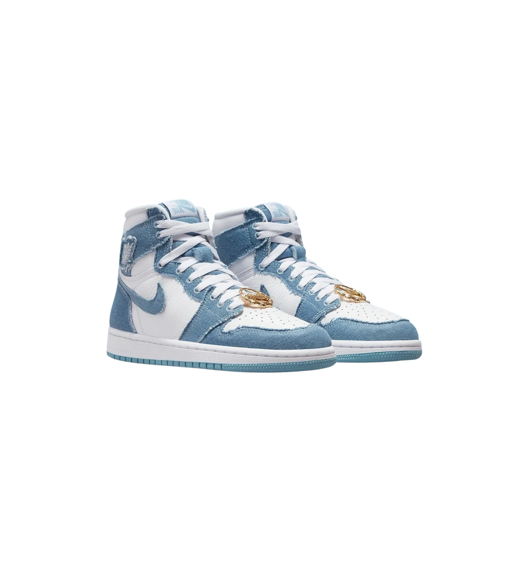 Air Jordan 1 Retro High OG Denim pair at Stashed UAE