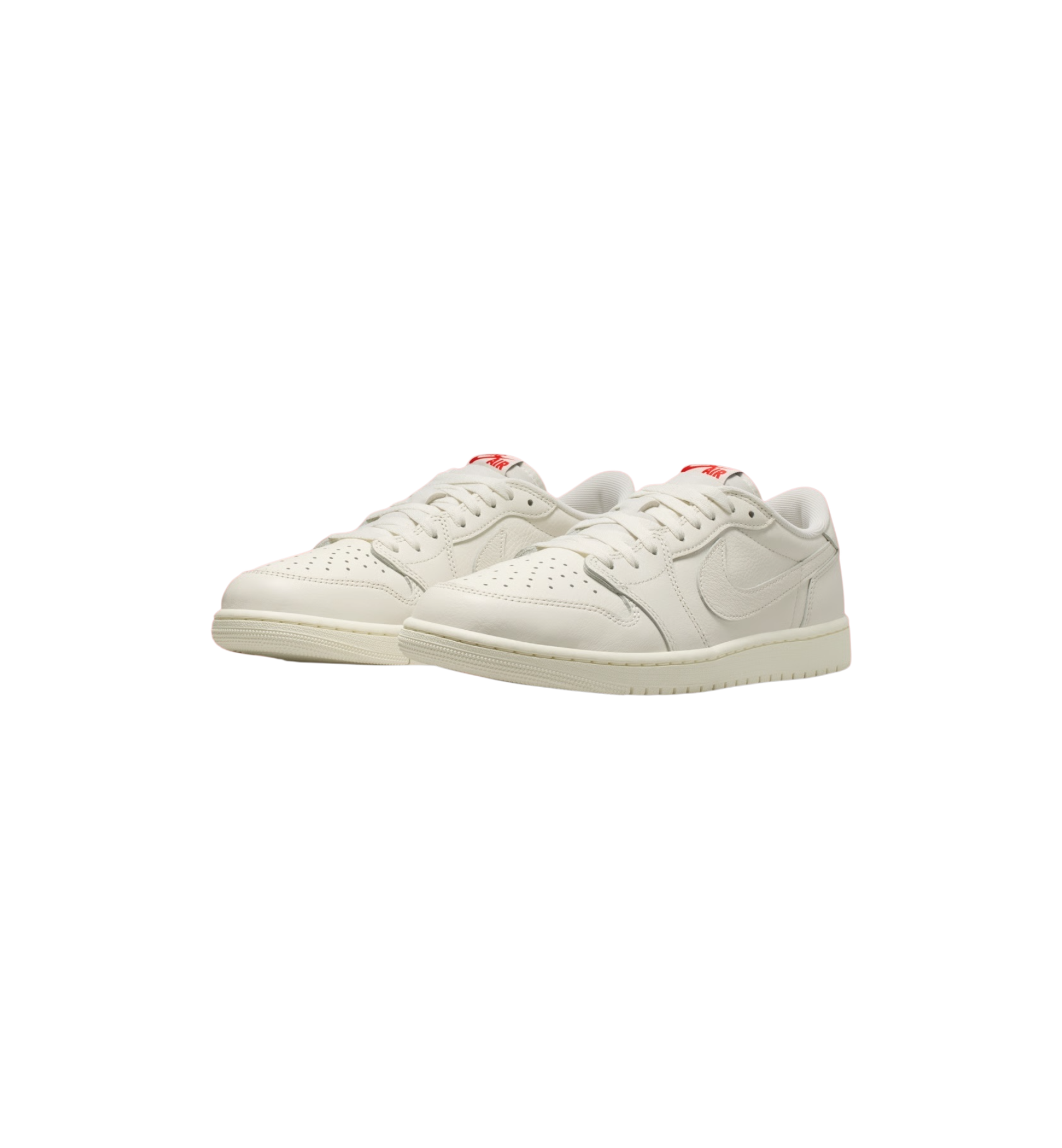 Air Jordan 1 Retro Low OG Sail pair at Stashed UAE