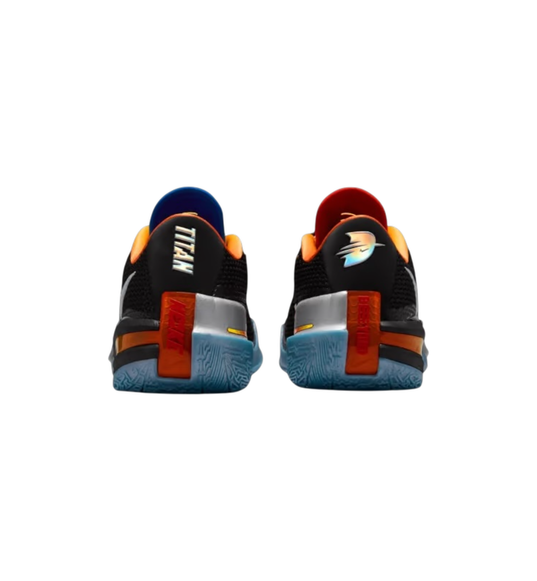 Nike Air Zoom GT Cut Titan x Dylan Harper Black Multi heel view at Stashed UAE