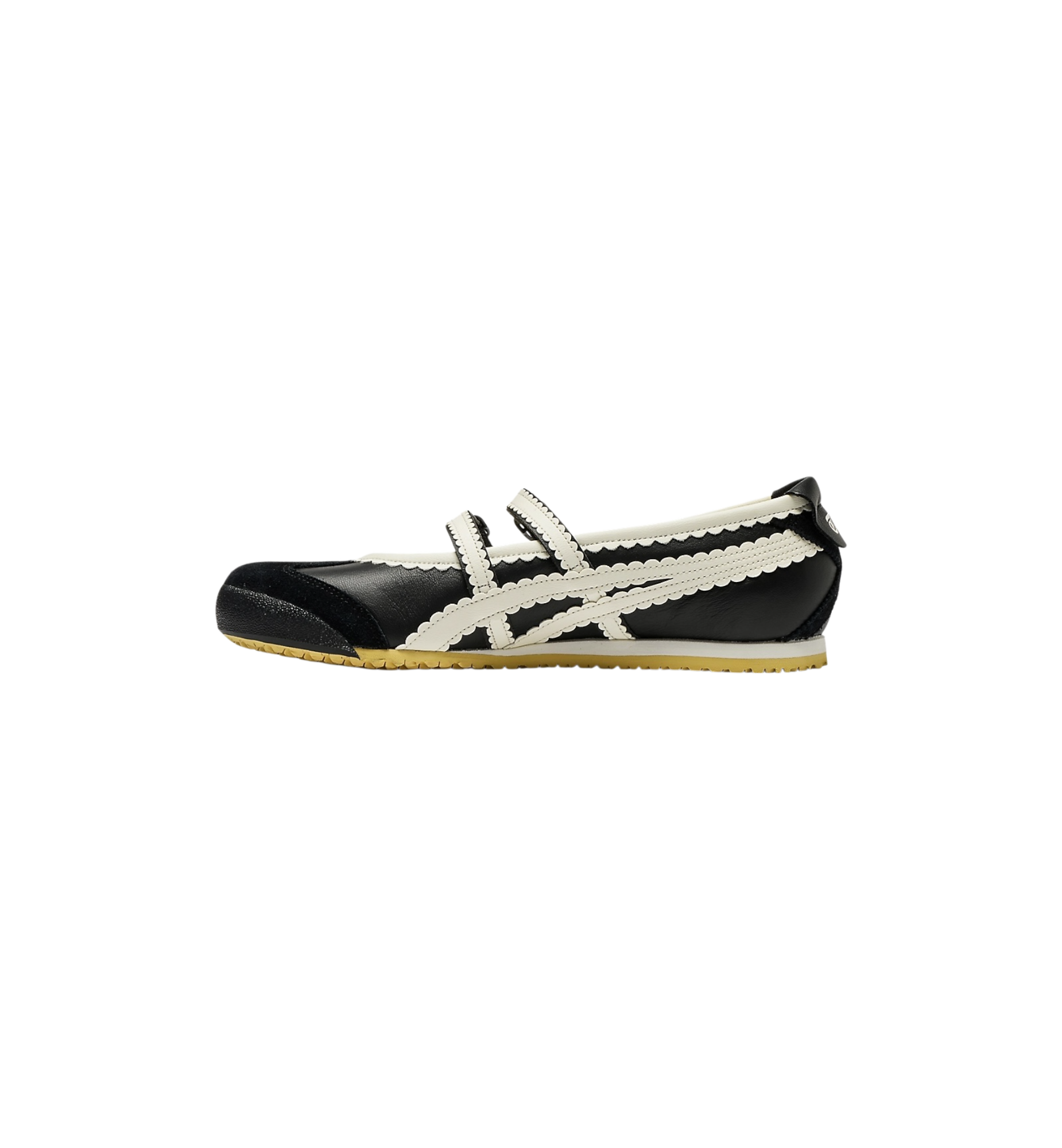Onitsuka Tiger Mexico 66 TGRS Black Cream Women's side view at Stashed UAE
