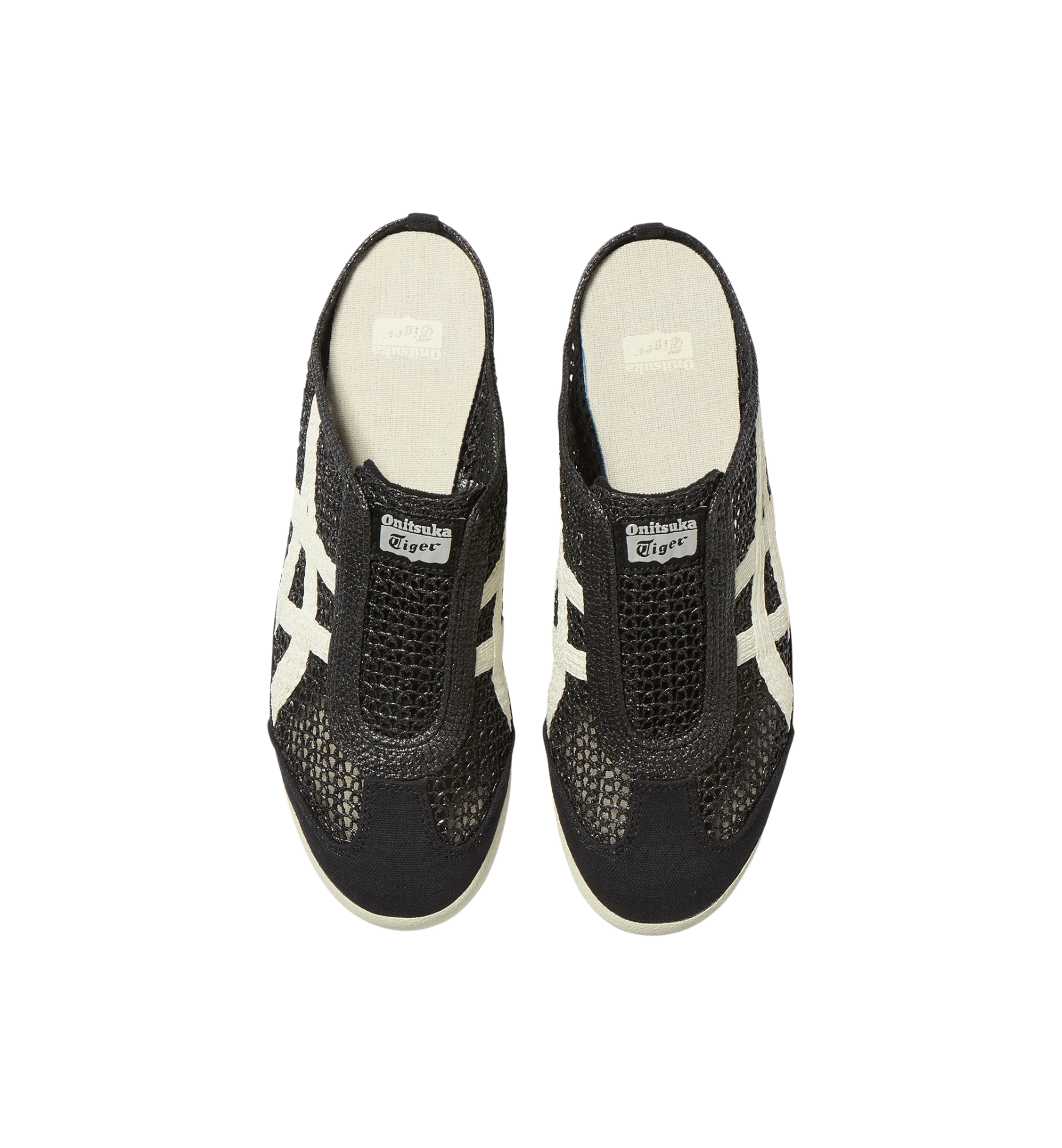 Onitsuka Tiger Mexico 66 Sabot Black Cream top view at Stashed UAE