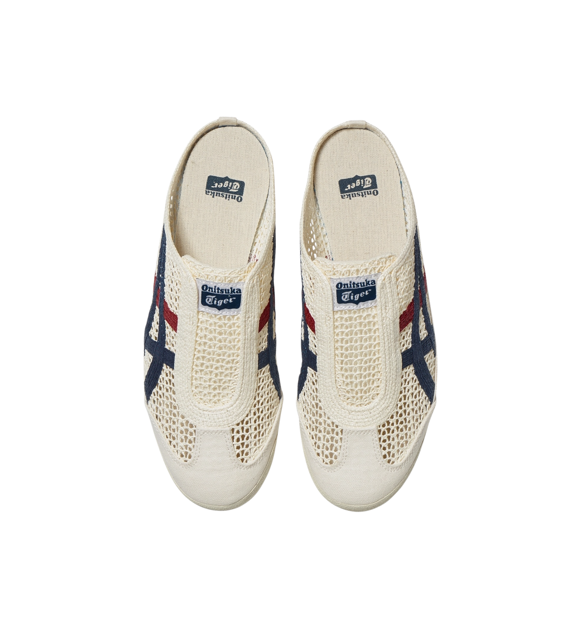 Onitsuka Tiger Mexico 66 Sabot Cream Mako Blue top view at Stashed UAE