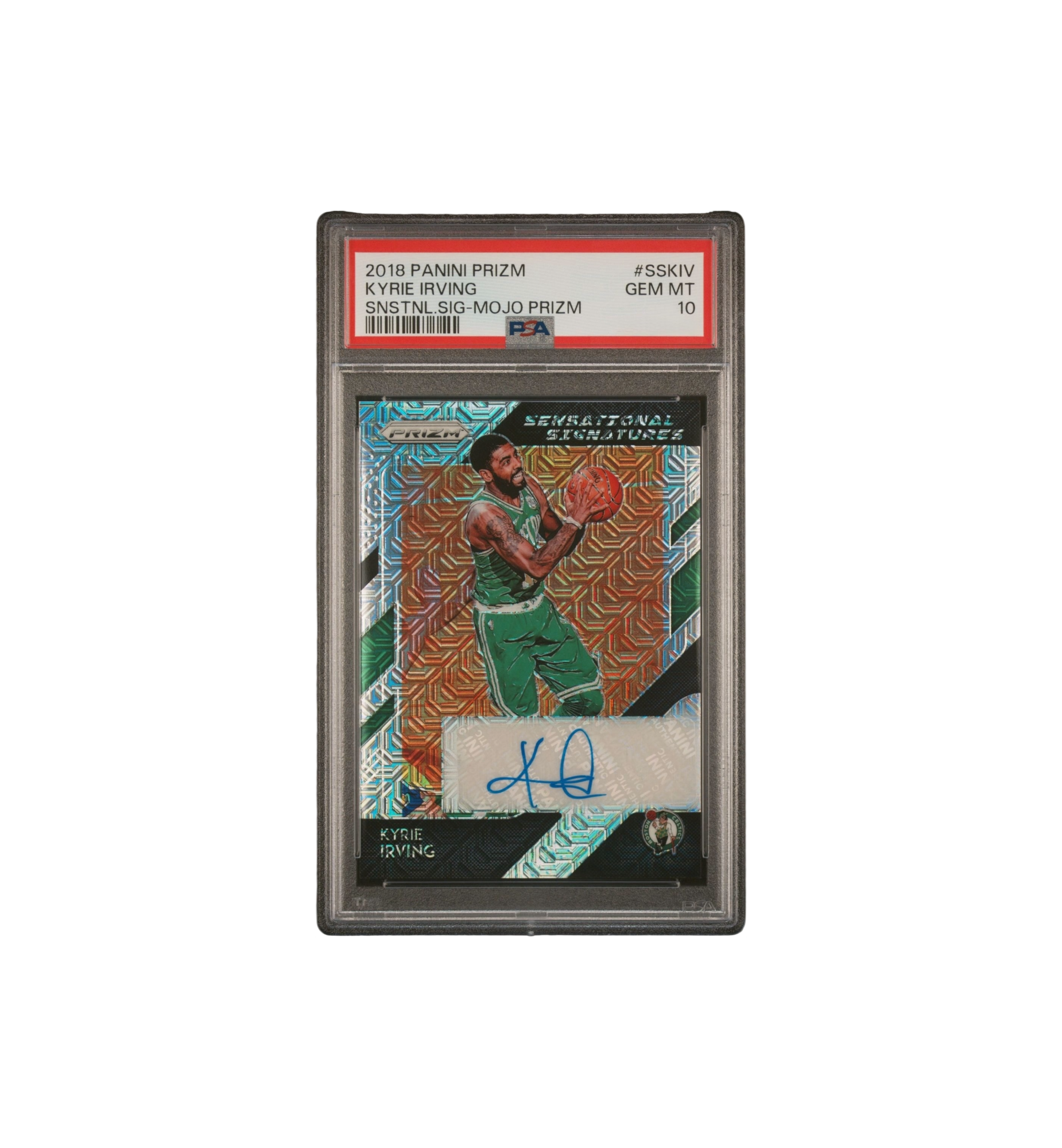 2018 Panini Prizm Sensational Signatures - Mojo Prizm 10/25 GEM MT 10 Kyrie Irving at Stashed UAE