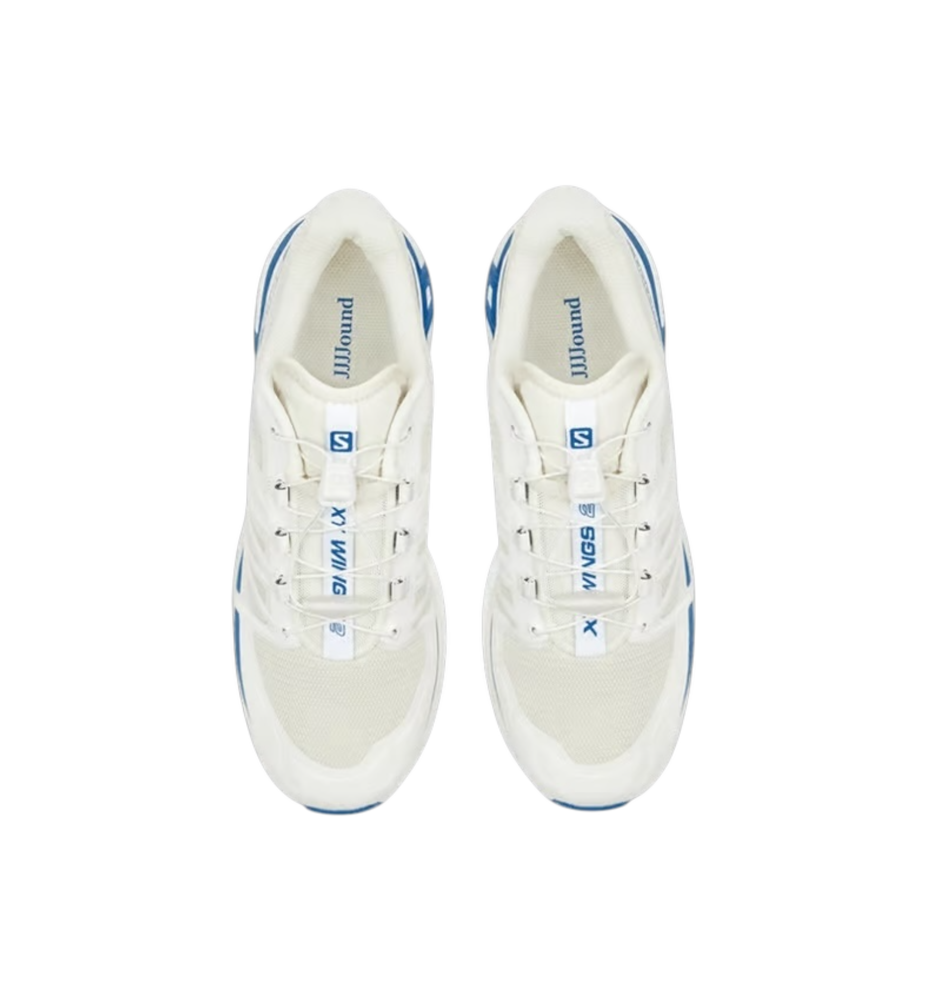 Salomon XT-Wings 2 JJJJound Lapis Blue top view at Stashed UAE