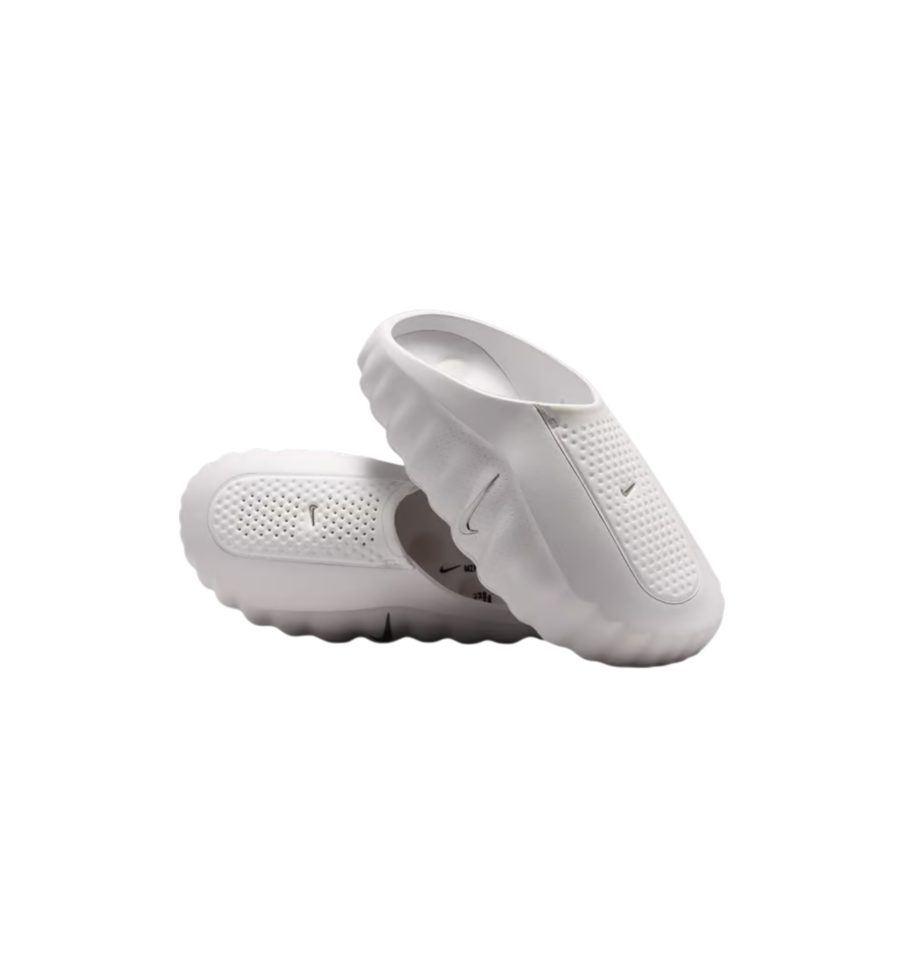 Nike Mind 001 Slide Summit White pair at Stashed UAE