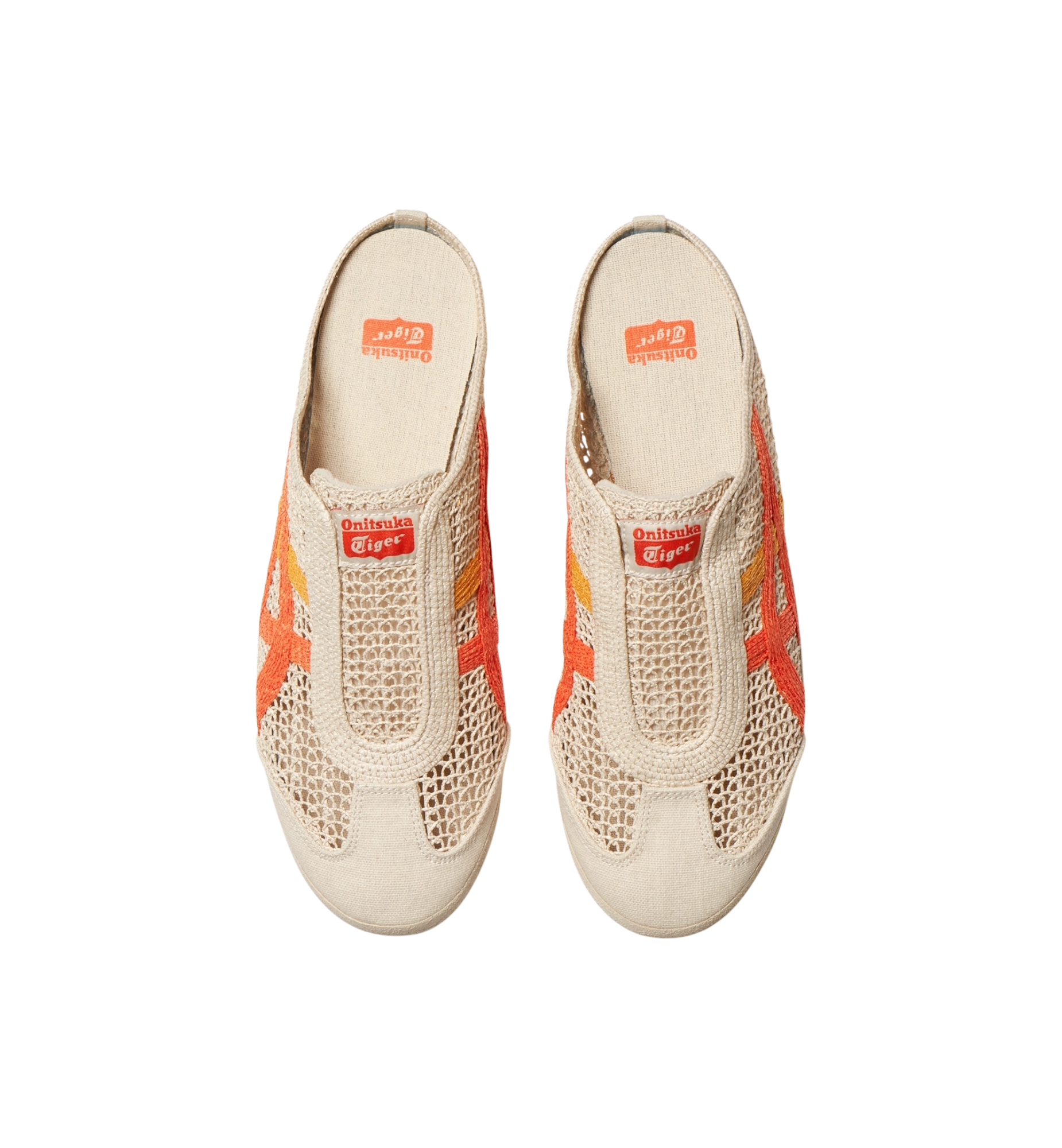 Onitsuka Tiger Mexico 66 Sabot Oatmeal Habanero top view at Stashed UAE