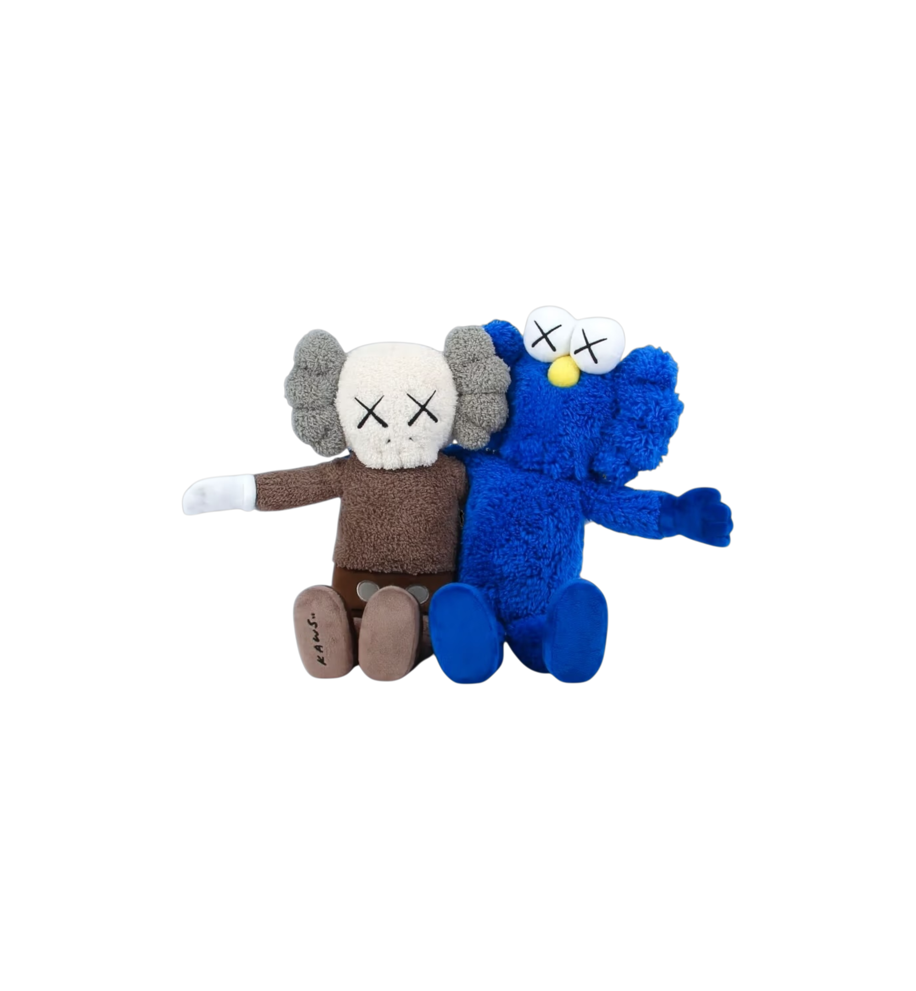 KAWS Seeing/Watching Plush "Grey/Blue"