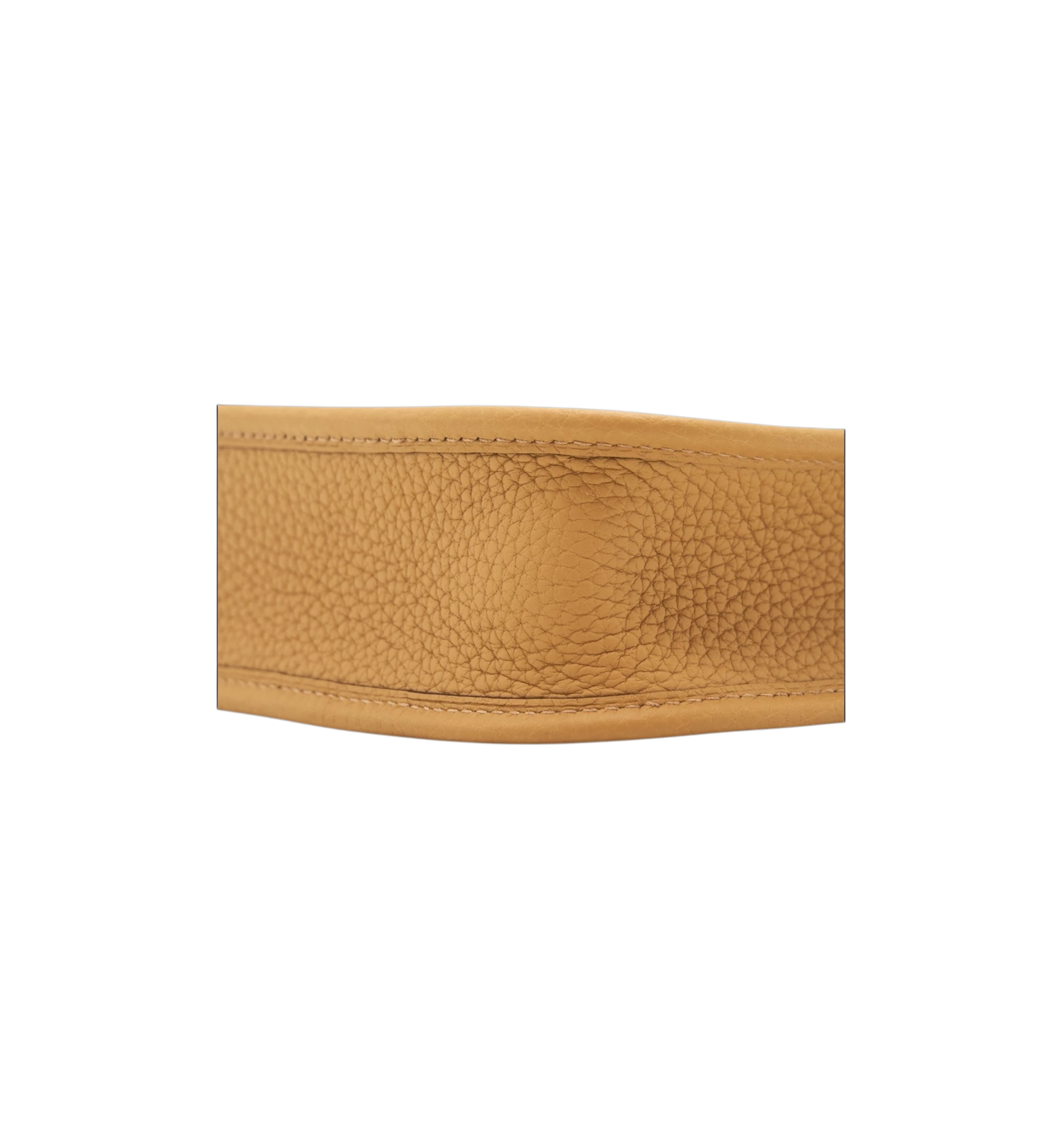 Hermes Evelyne 16 Gold Hardware Bag "Clemence Biscuit/Camel"