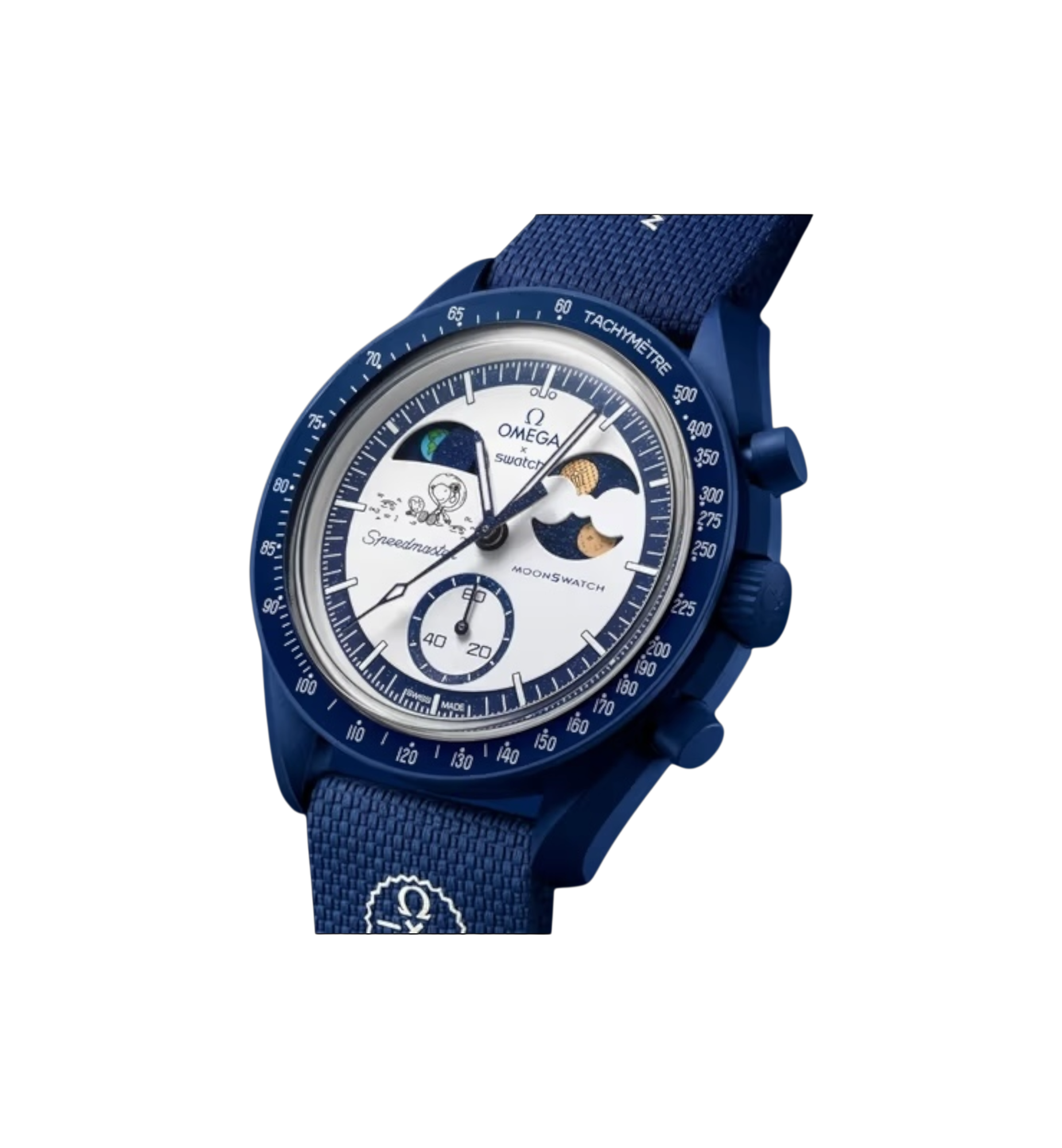Swatch x Omega Bioceramic Moonswatch Mission To Earthphase Moonshine Gold Snoopy "Sturgeon Moon"
