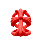 Chrome Hearts Cross Silicone Ring "Red"