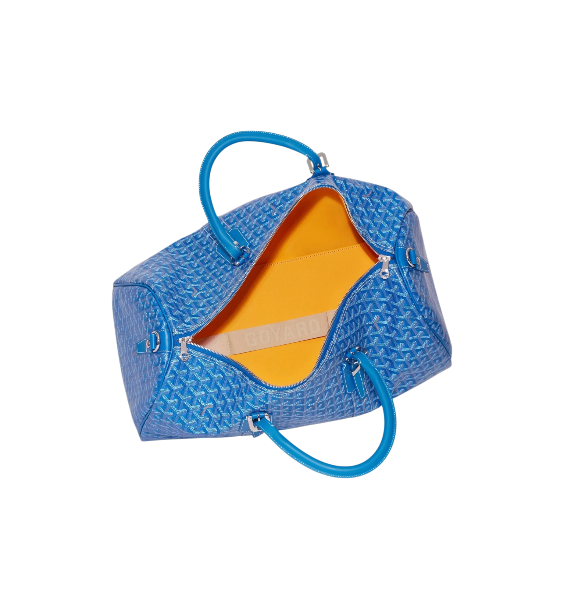 Goyard Boston 50 Bag "Sky Blue"