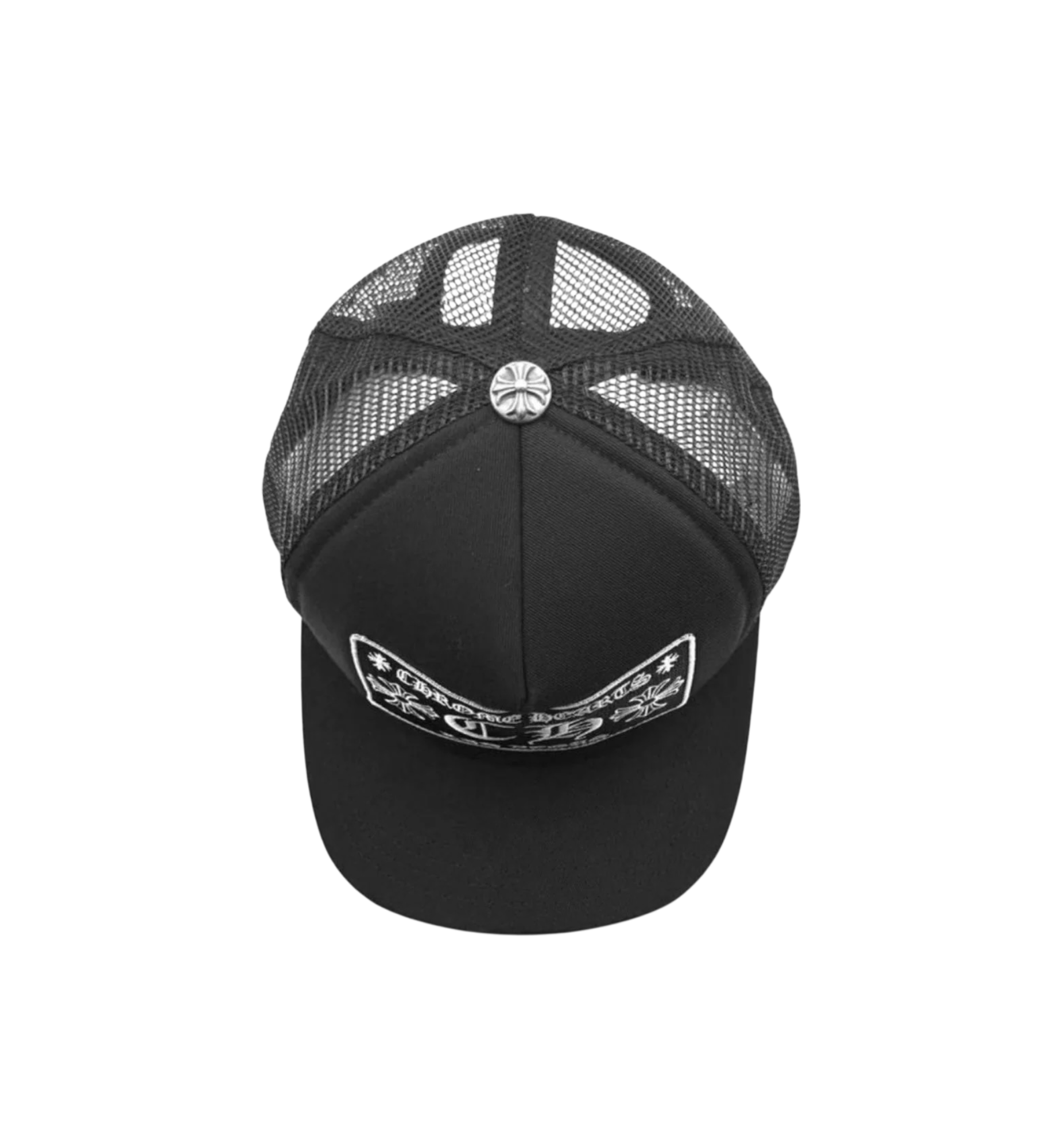 Chrome Hearts CH Las Vegas Trucker Hat "Black/Black"