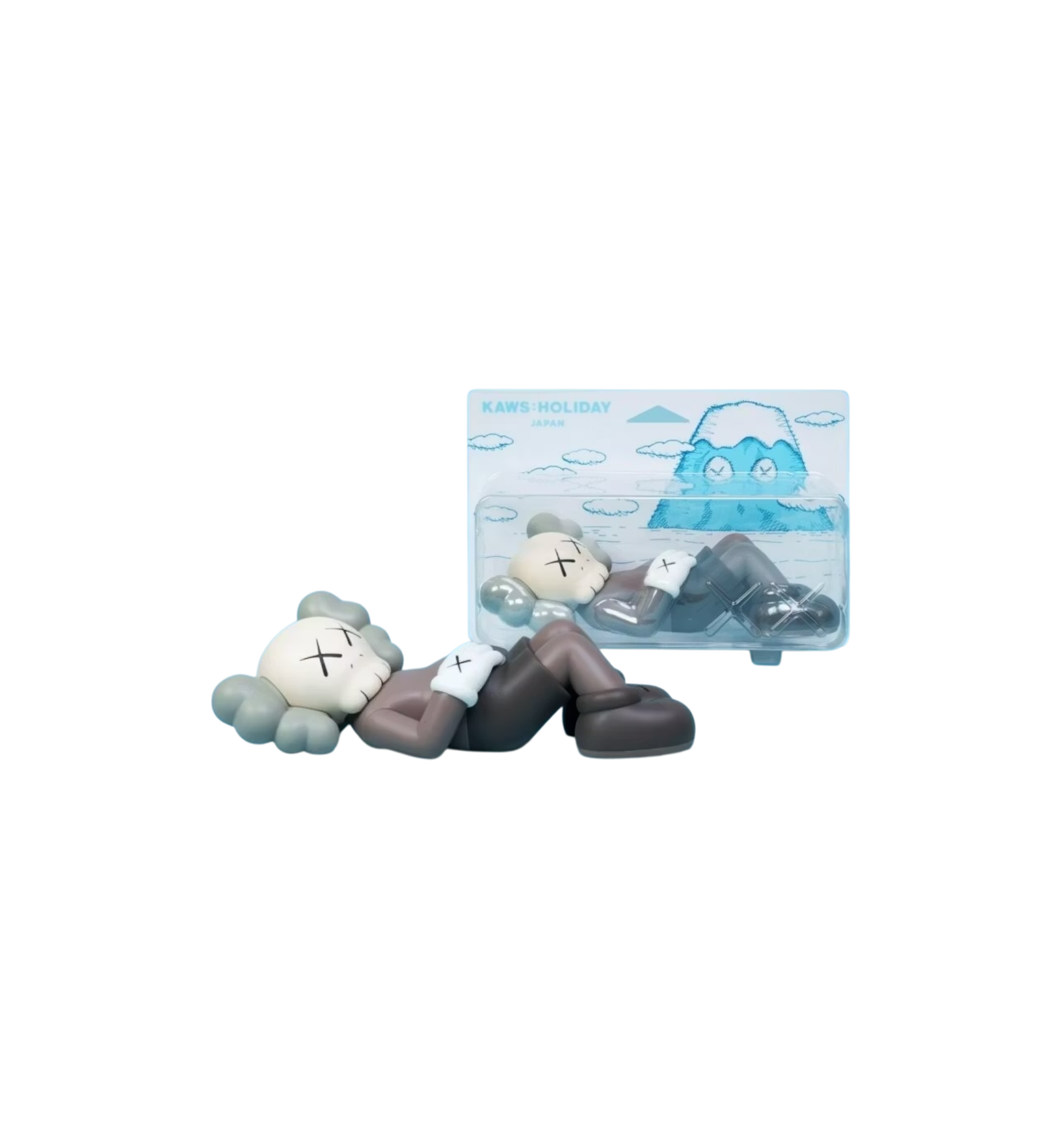 KAWS Holiday Japan Vinyl Figure "Black/Brown/Grey Set"