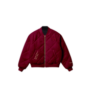 Street Visionaries Visionaire - Reversible Bomber Jacket "Noir Black/Imperial Wine"