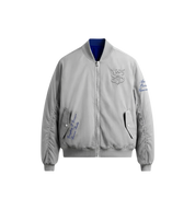 Street Visionaries House of Champions - Reversible Bomber Jacket "Silent Blue/Ivory Grey"