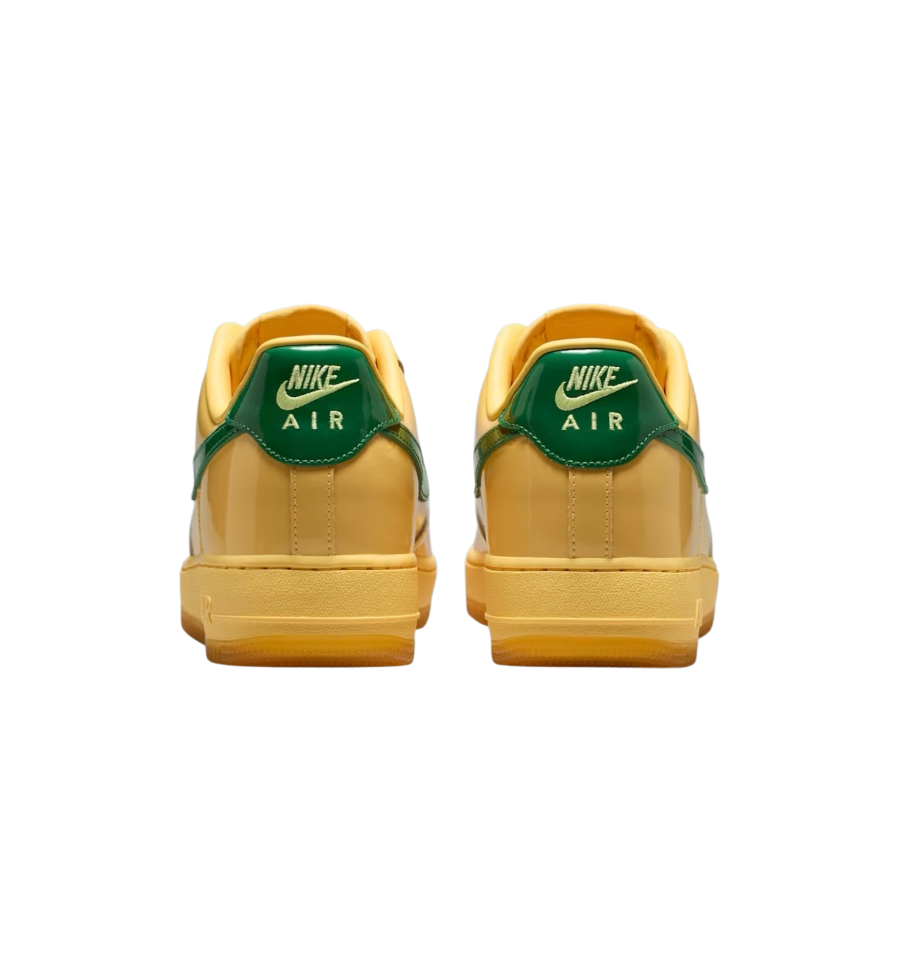 Nike Air Force 1 Low "Patent Leather Topaz Gold Pine Green"
