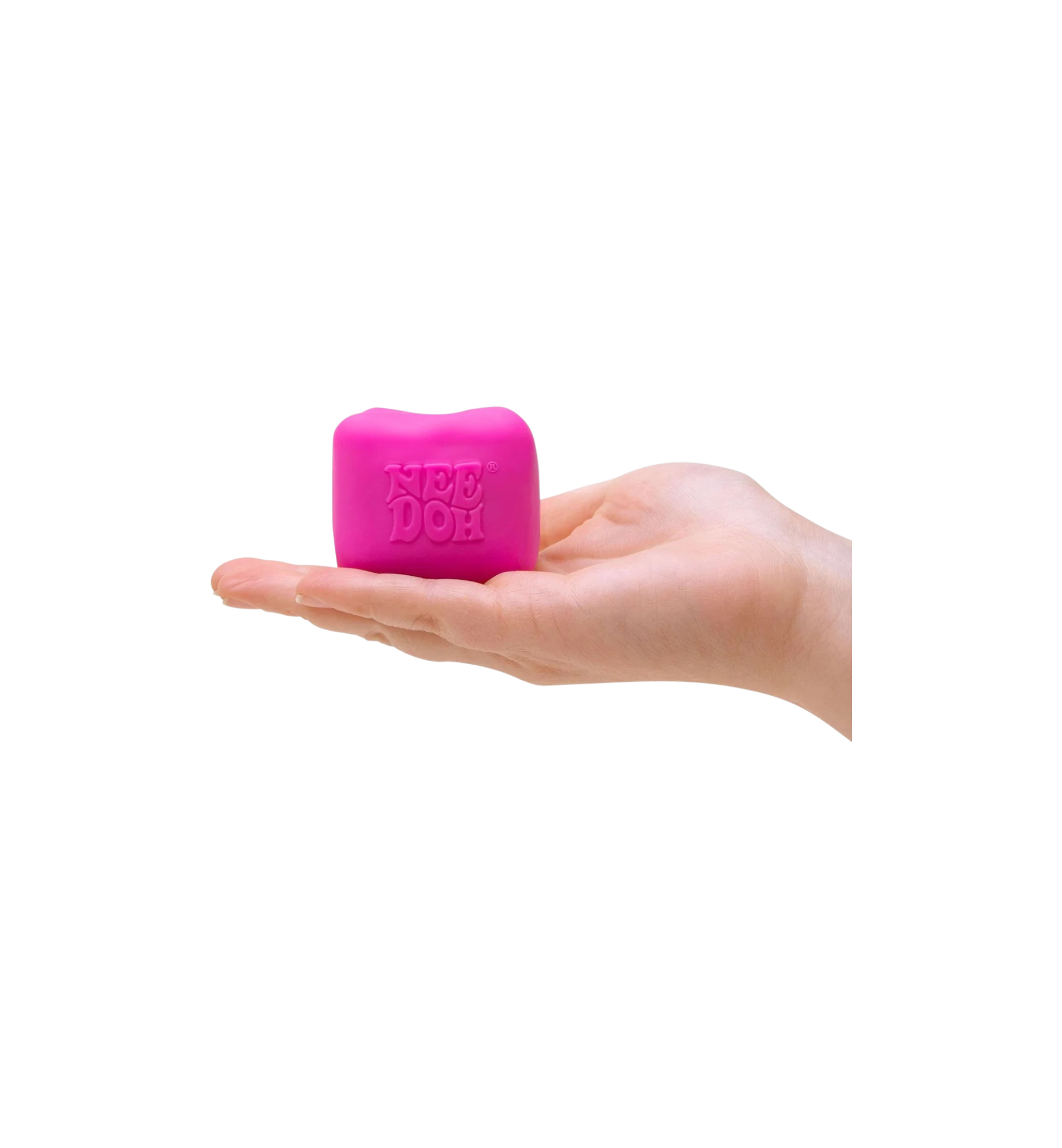 NeeDoh Color Change Cube Squishy Fidget Toy "Pink"