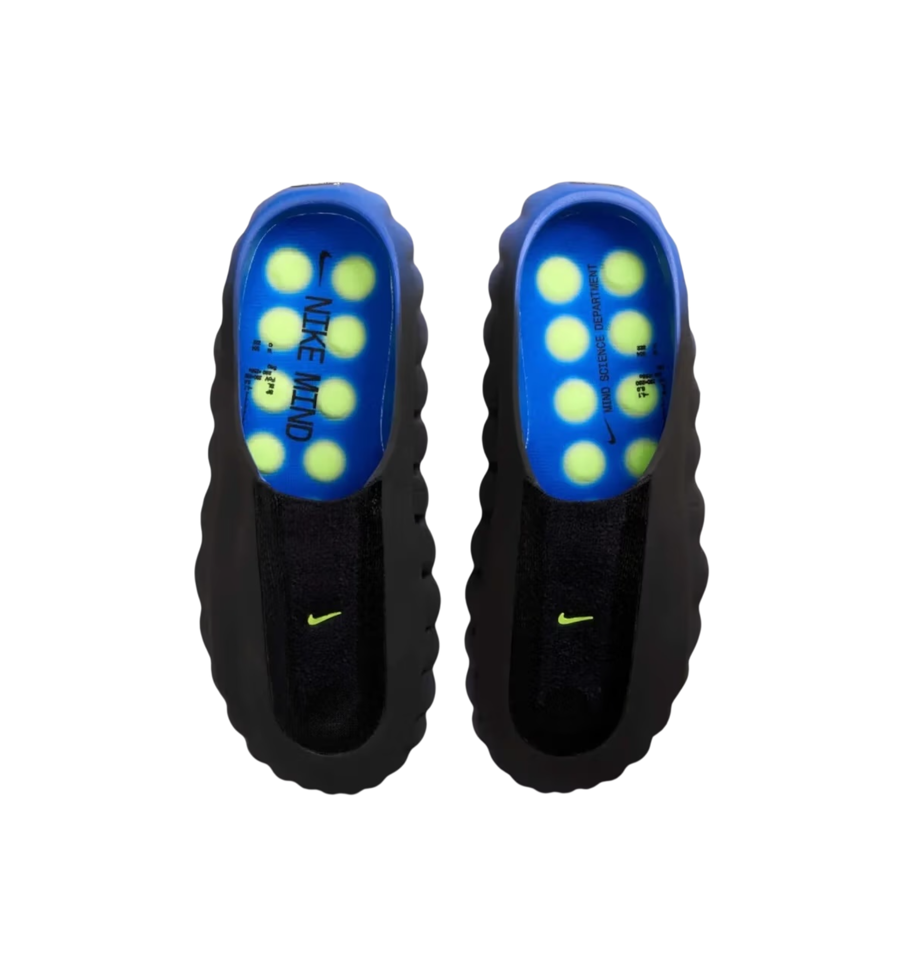 Nike Mind 001 Flyknit Slide "Hyper Royal Black"