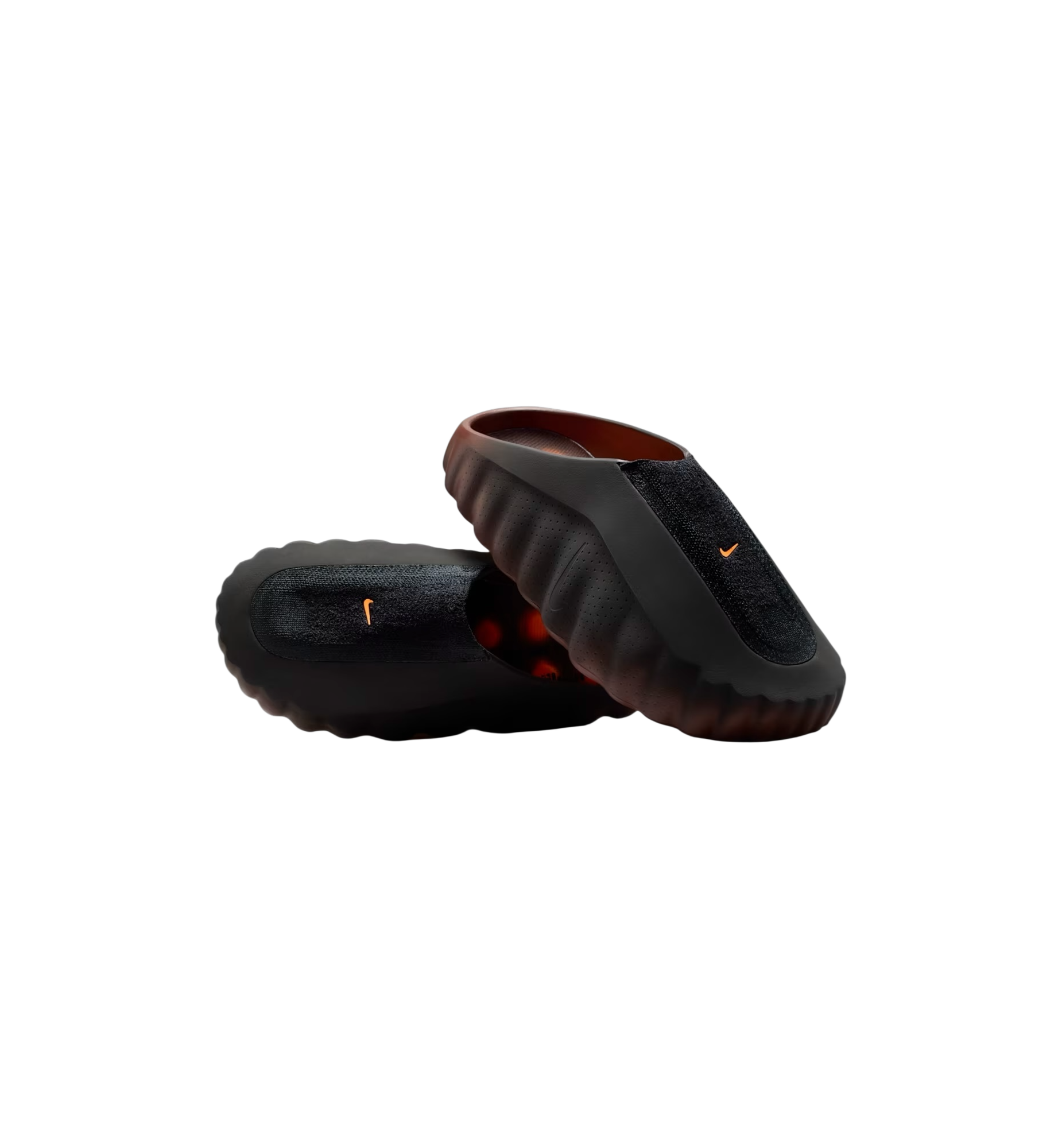 Nike Mind 001 Flyknit Slide "Bronze Eclipse Total Orange"