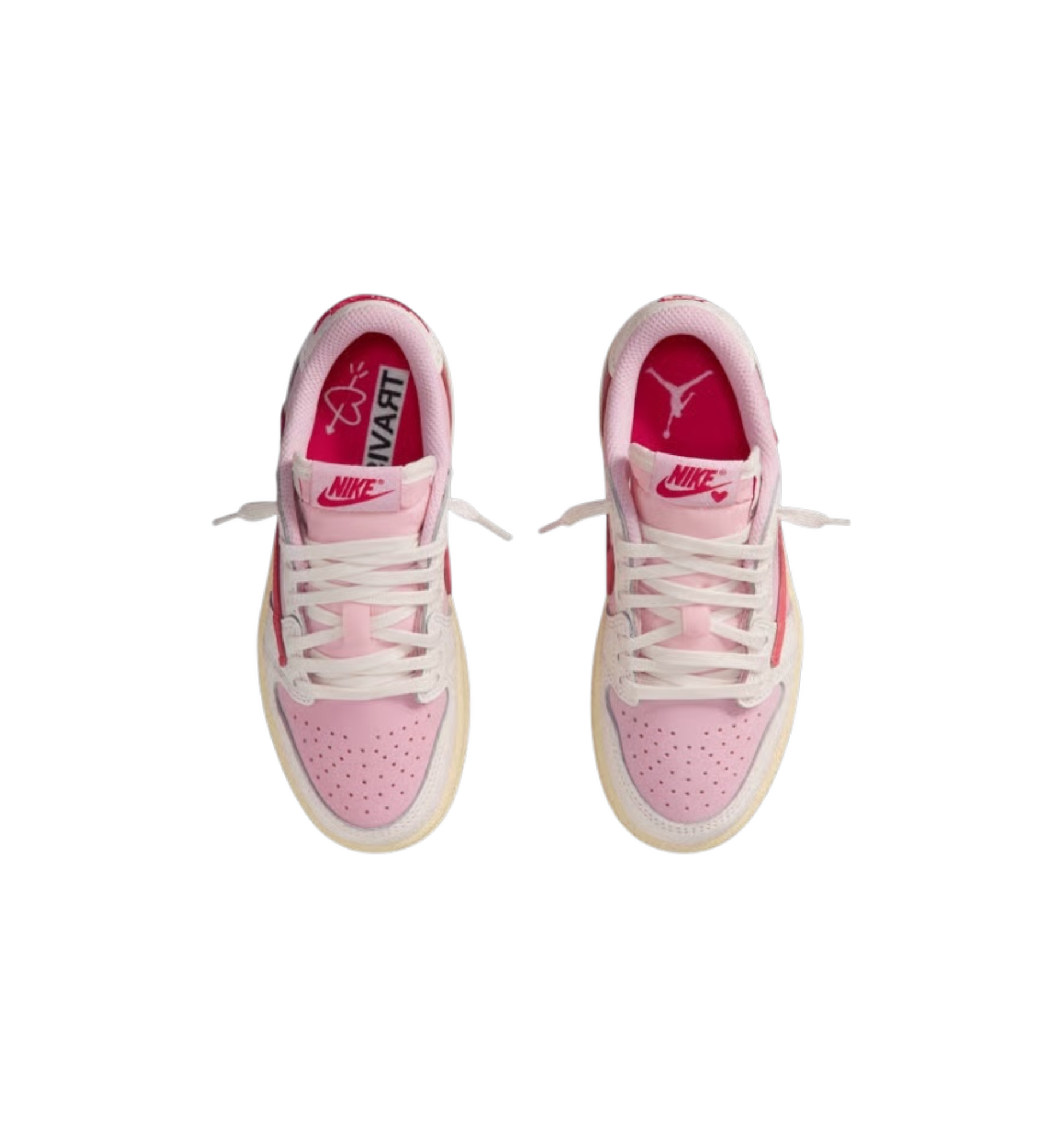Air Jordan 1 Retro Low OG SP "Travis Scott Sail Tropical Pink" (PS)