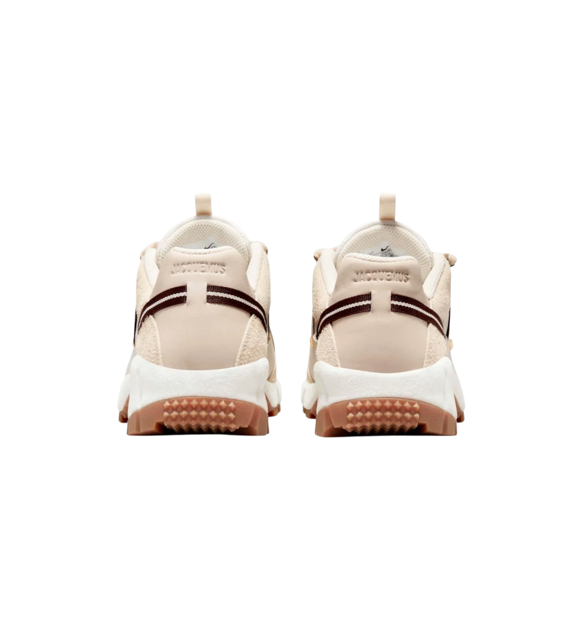 Nike Air Humara LX Jacquemus Light Bone Gold heel view at Stashed UAE