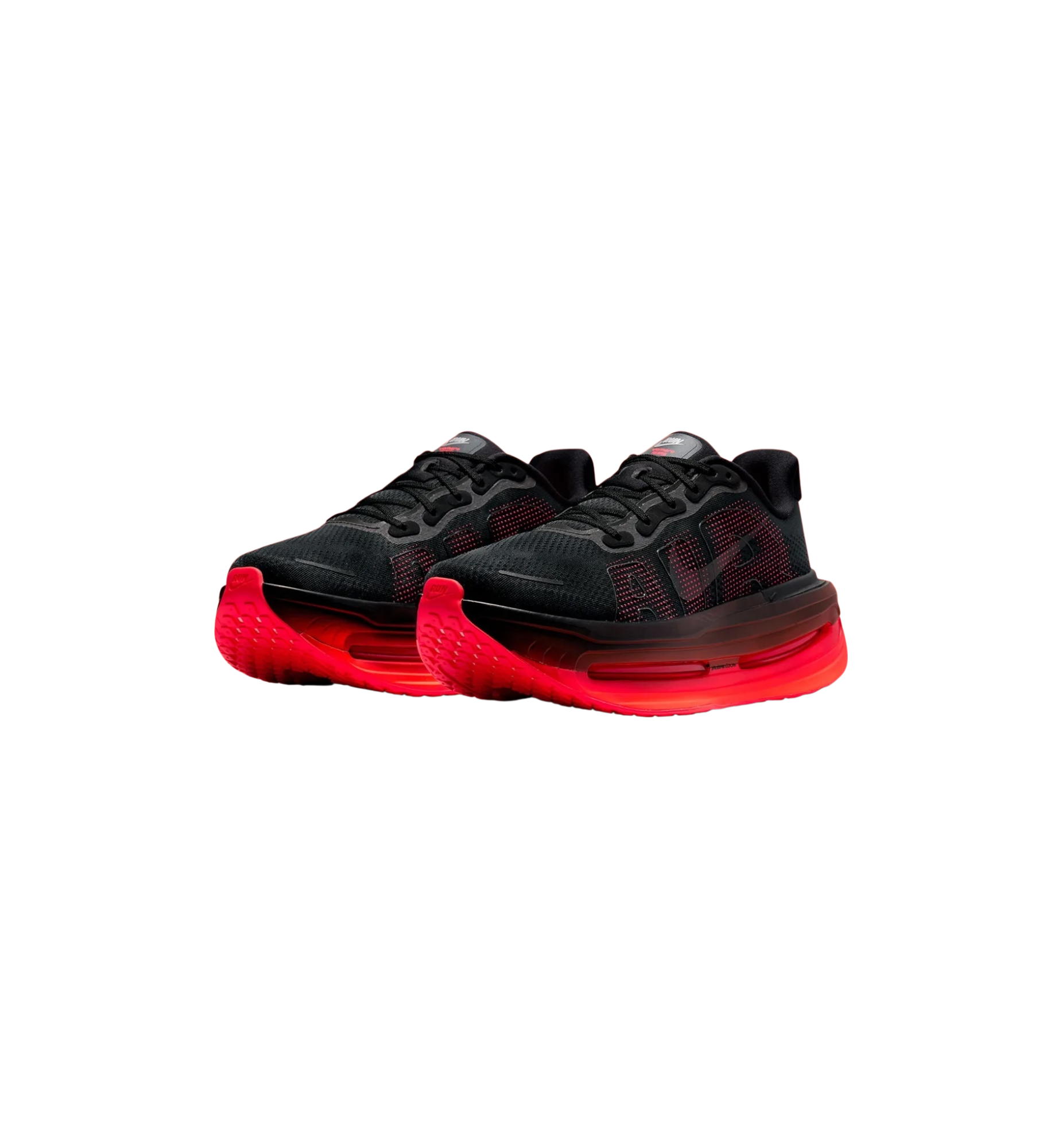 Nike Vomero Premium Black Bright Crimson pair at Stashed UAE