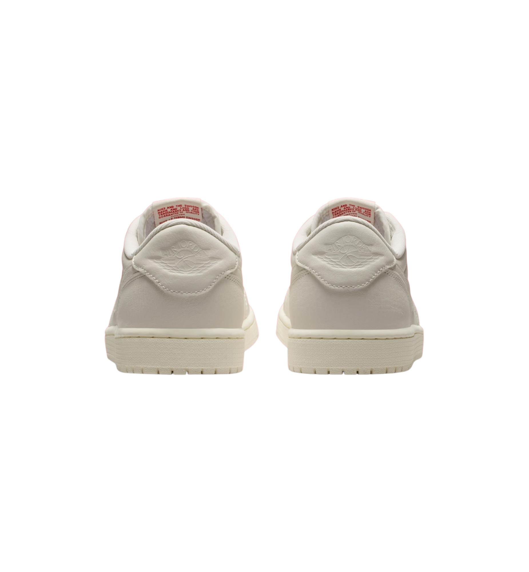 Air Jordan 1 Retro Low OG Sail heel view at Stashed UAE
